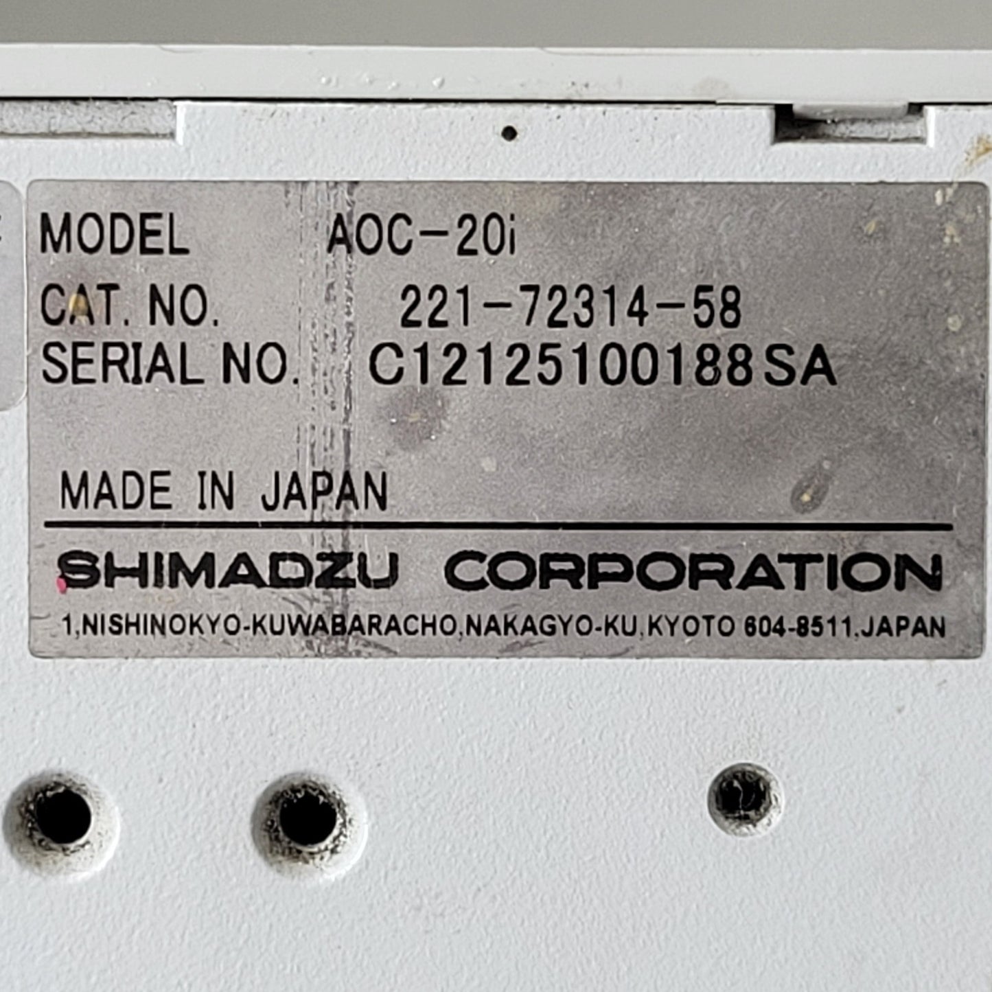 TESTED Shimadzu GC-2014AFsc GC Gas Chromat FID AOC-20i LabSolutions PC & License