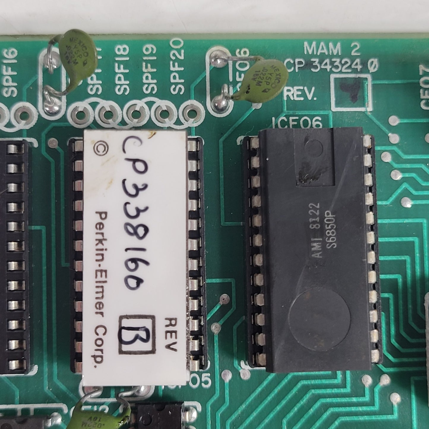 Perkin Elmer CP34324 Rev 4 Main PCB Motherboard Lambda 3B UV-Vis Spectrometer