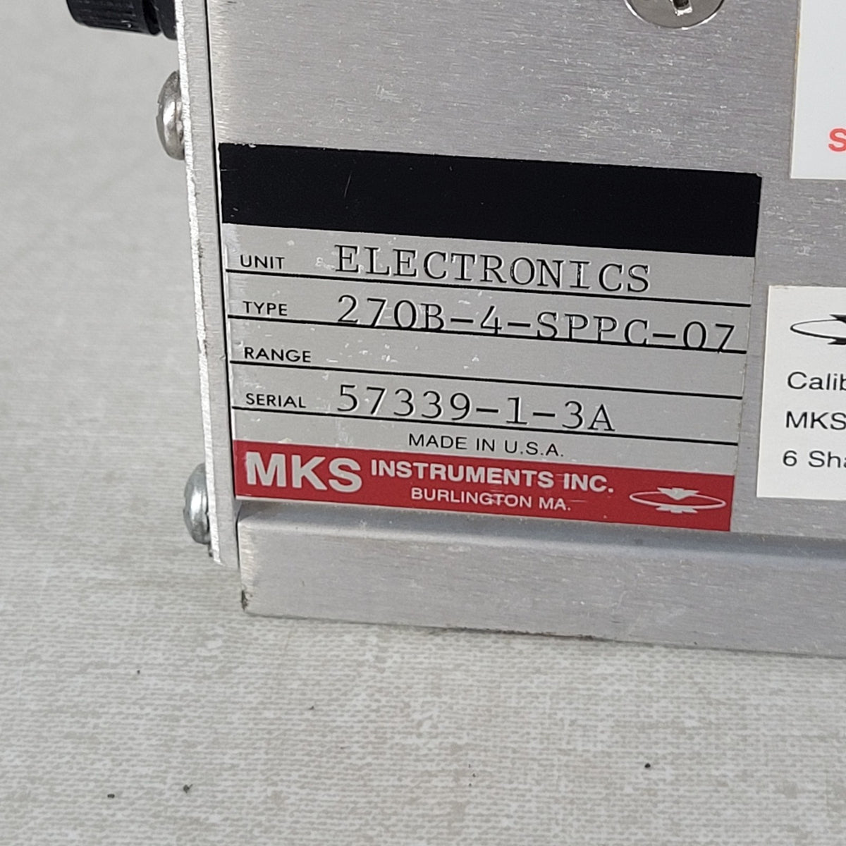 MKS Granville Phillips 270B-4 Baratron Signal Conditioner Pressure Readout