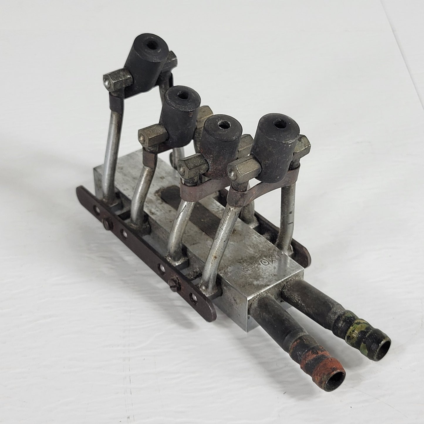 Vintage Bethlehem 4-Fire Single-Jet Oxygen Gas Glassblowing Lathe Burner Swivel