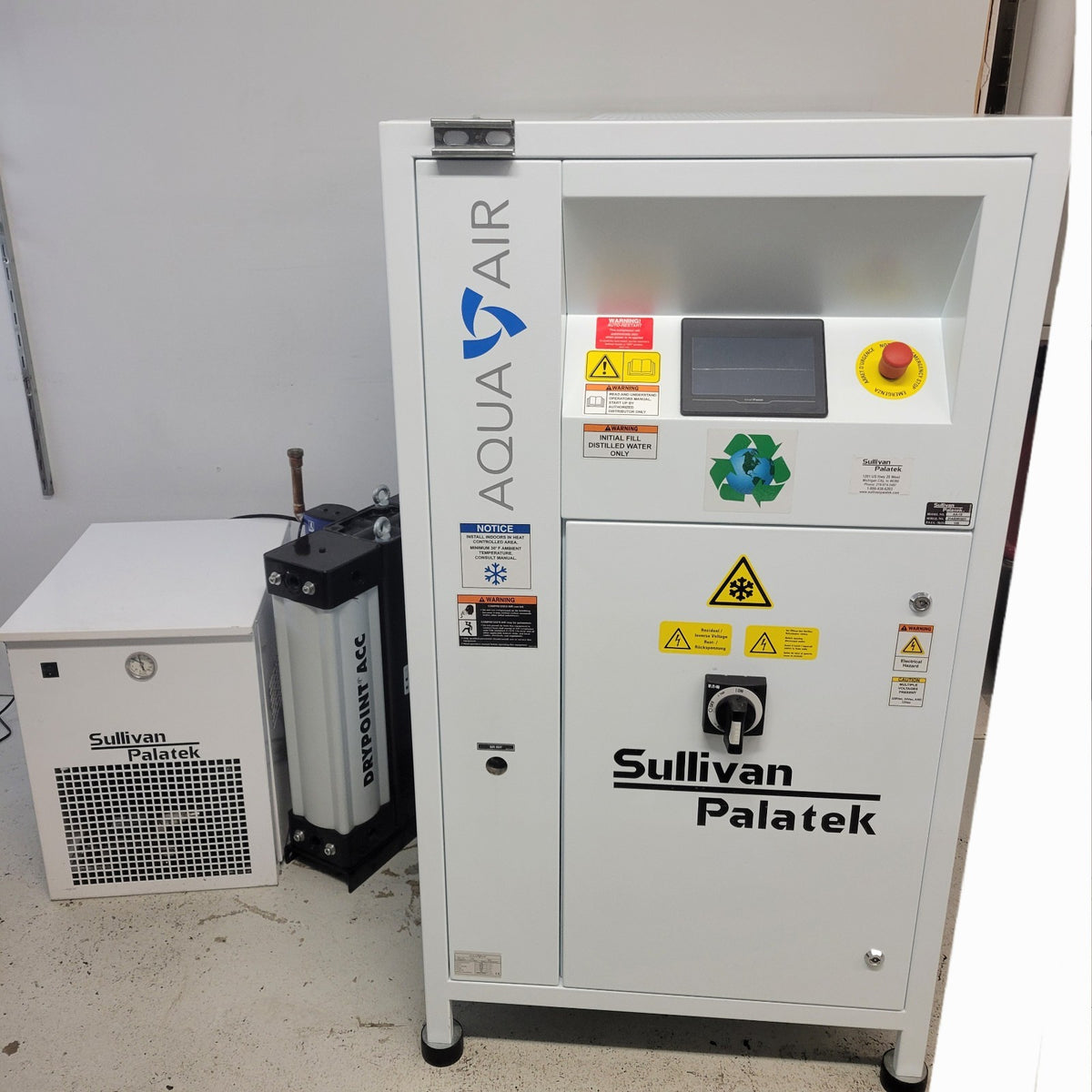 Sullivan Palatek AA-15 15HP Oil-Free Compressor + SPRF58A-116 BEKO ACC45 Dryers