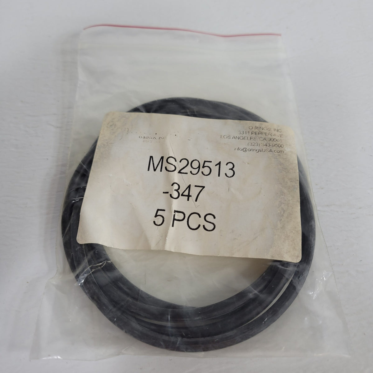 4x O-Rings Inc MS29513-347 Fuel Resistant NBR Military Aircraft O-Ring Seals