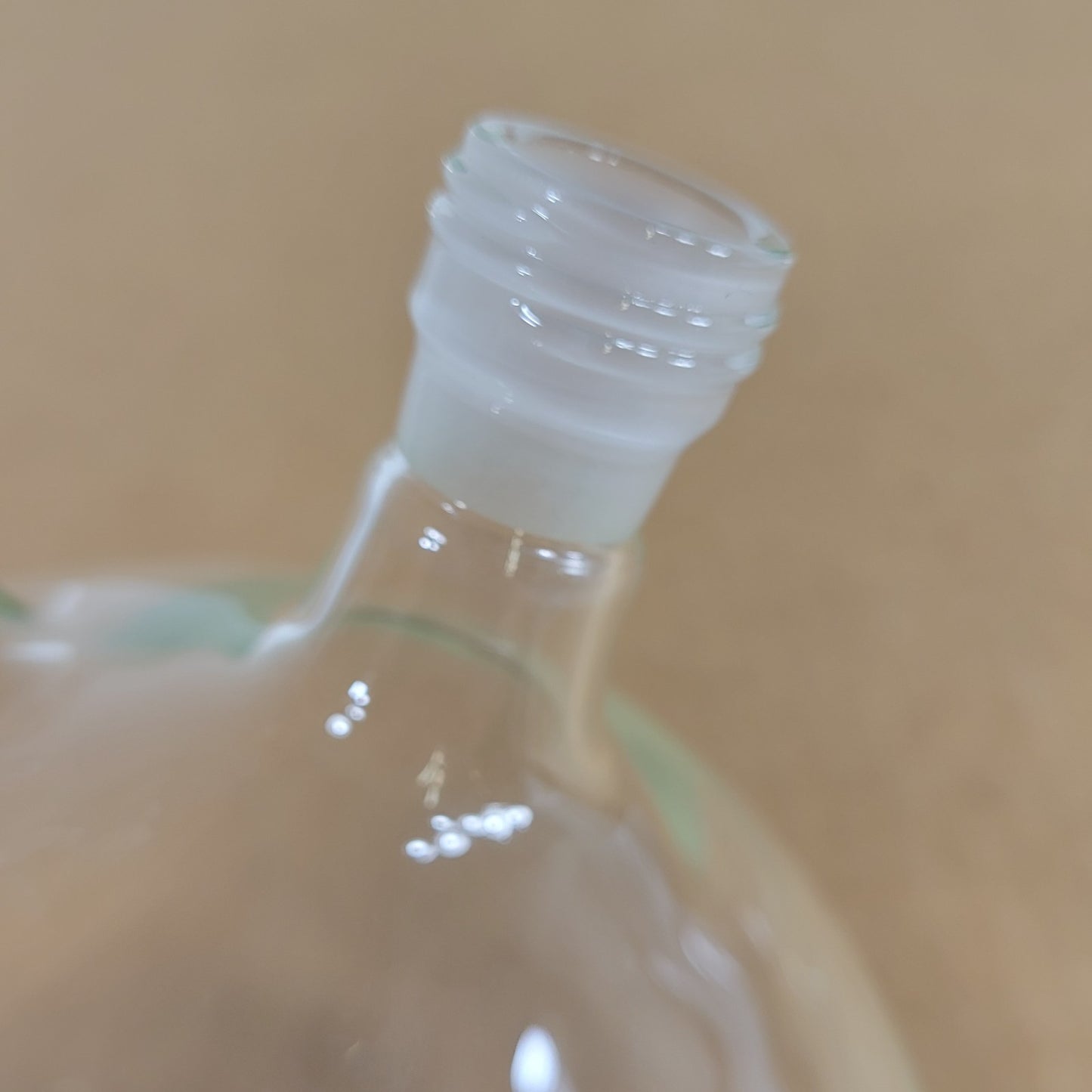 Chemglass 1000mL Airfree Schlenk Round Bottom Flask 2 Chem-Cap Valves