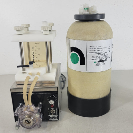 Amicon TCF-10 Thin Channel TFF Ultrafiltration System LP-1 Pump RG-L5 5L Tank
