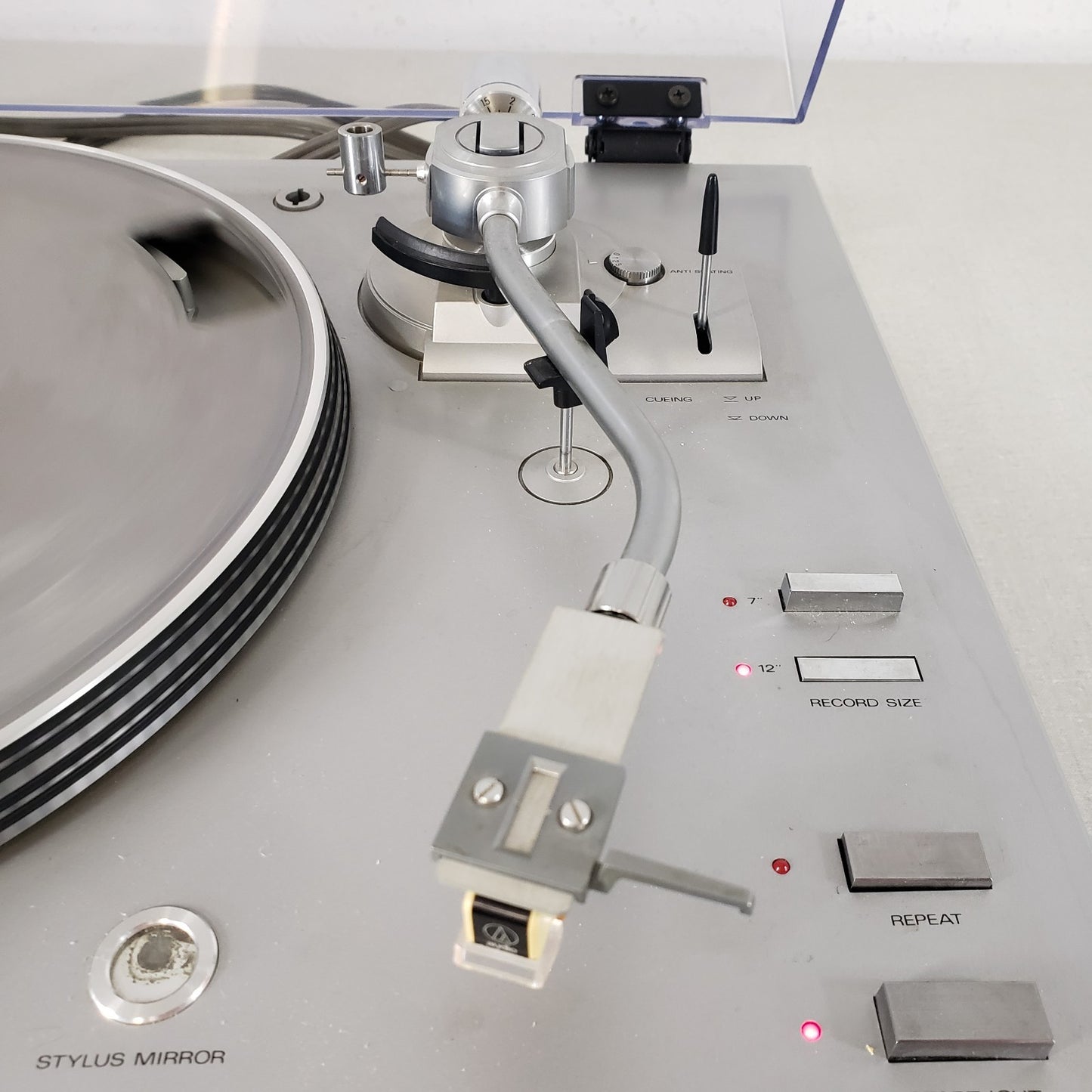 Sanyo TP-1030 Full Auto Direct Drive Turntable Record Player Tested 12W