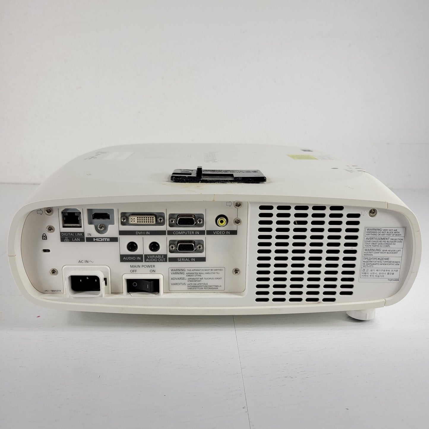 Tested 3395 Lamp Hours Panasonic PT-RZ370 Projector 1080p 3500 Lumen DLP HDMI