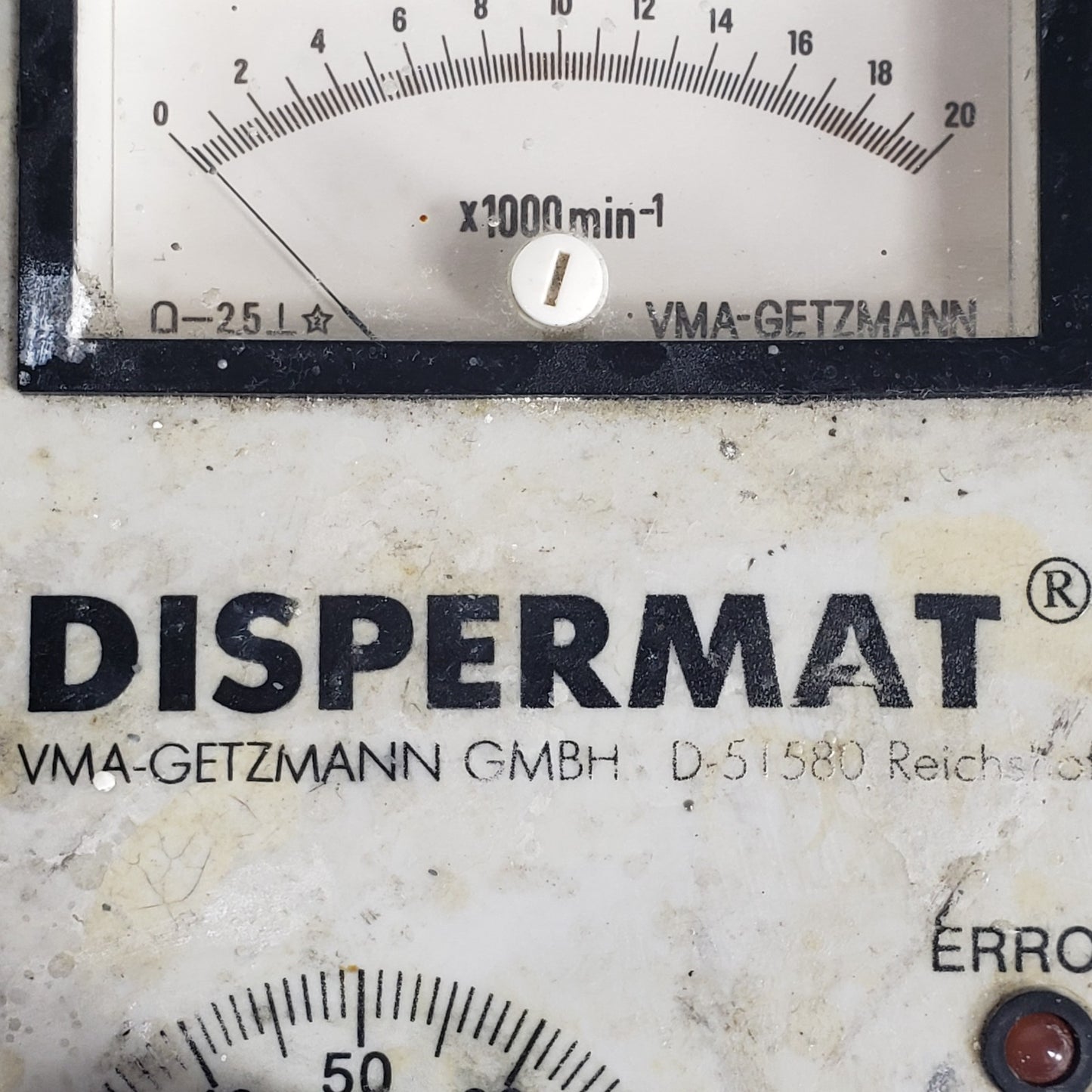 VMA Getzmann DISPERMAT Lab High Shear Disperser Mixer Stand Controller