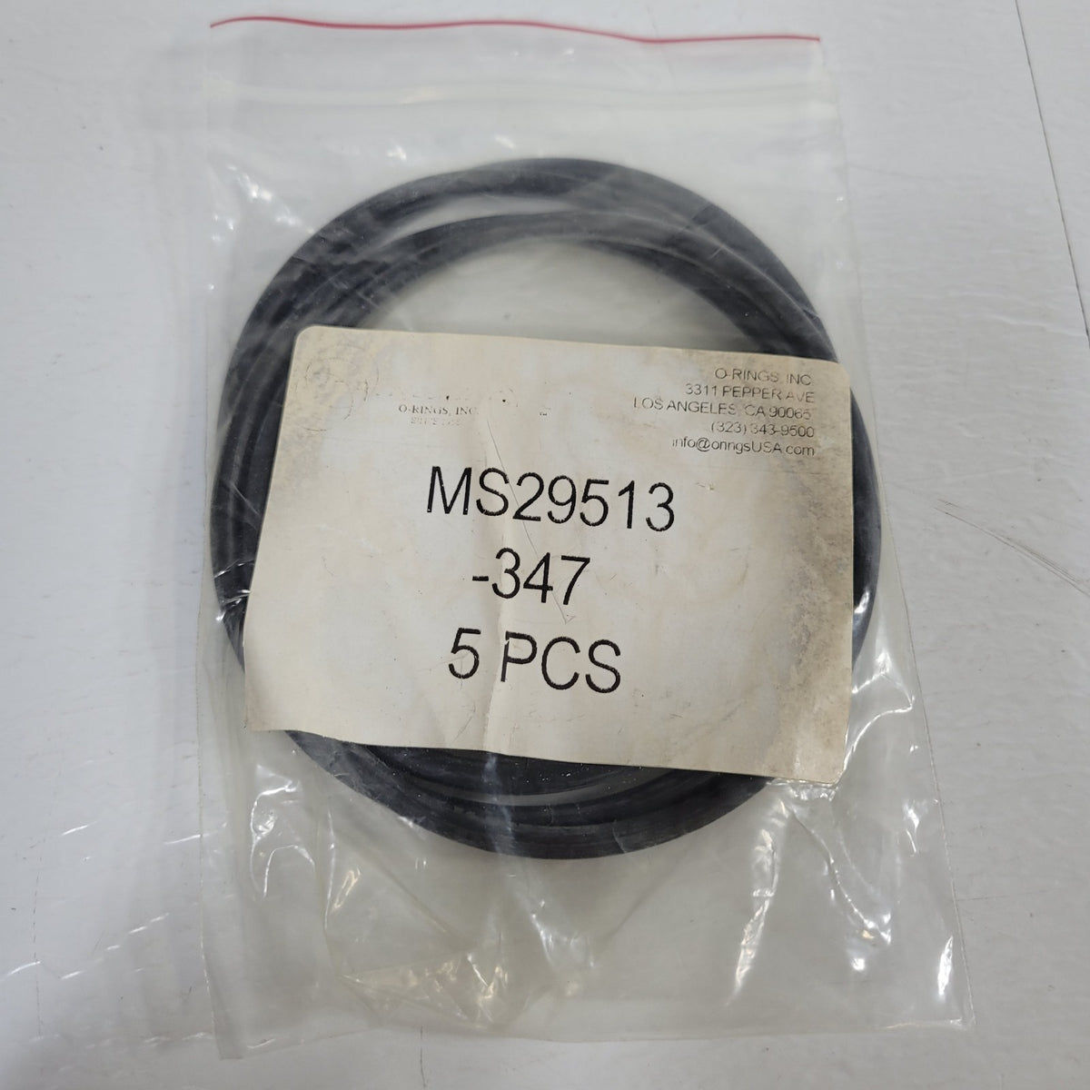 4x O-Rings Inc MS29513-347 Fuel Resistant NBR Military Aircraft O-Ring Seals