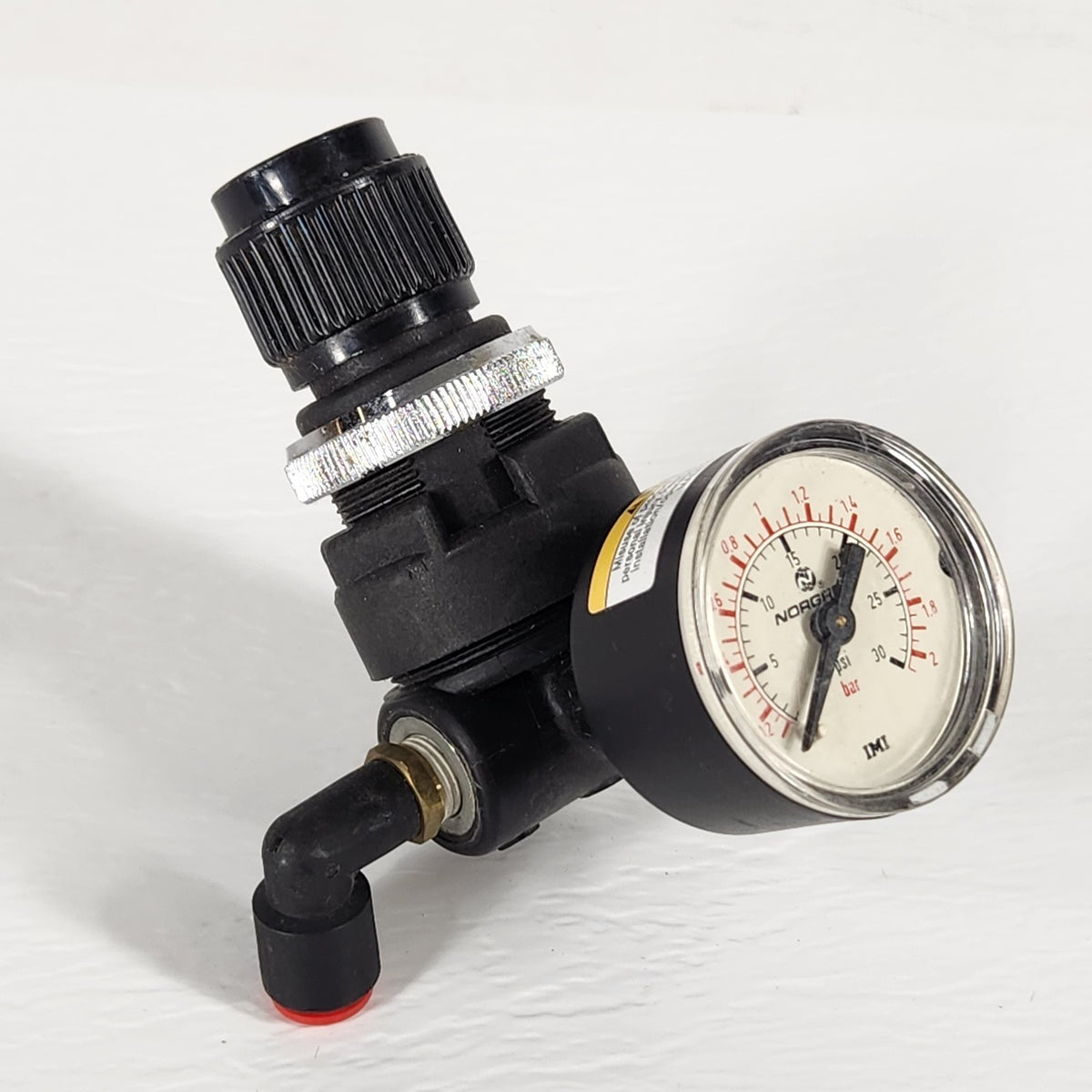 ARO 127112-000 Miniature Pneumatic Air Pressure Regulator 0-30 PSI 1/8" NPT
