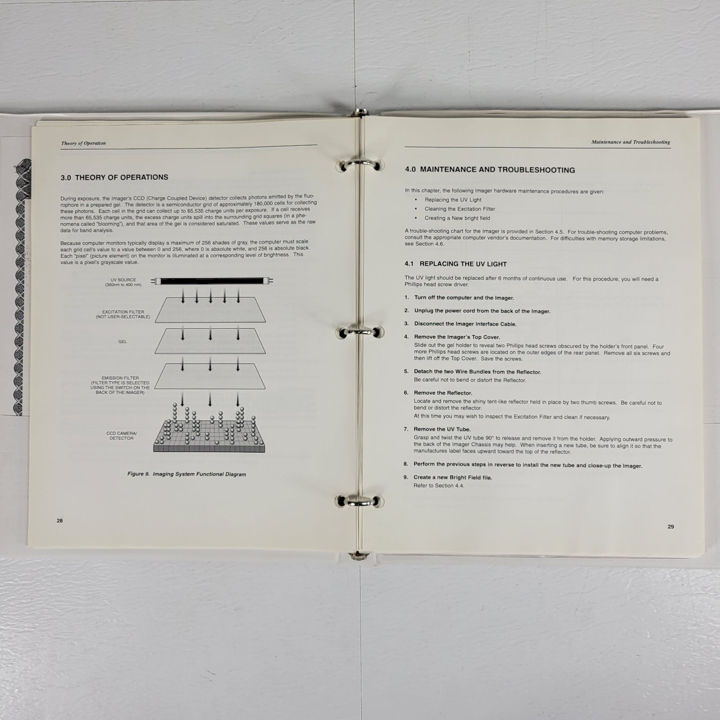 BIORAD GLYCO Doc Gel Imaging System Instruction Manual 170-6555 to 170-6559