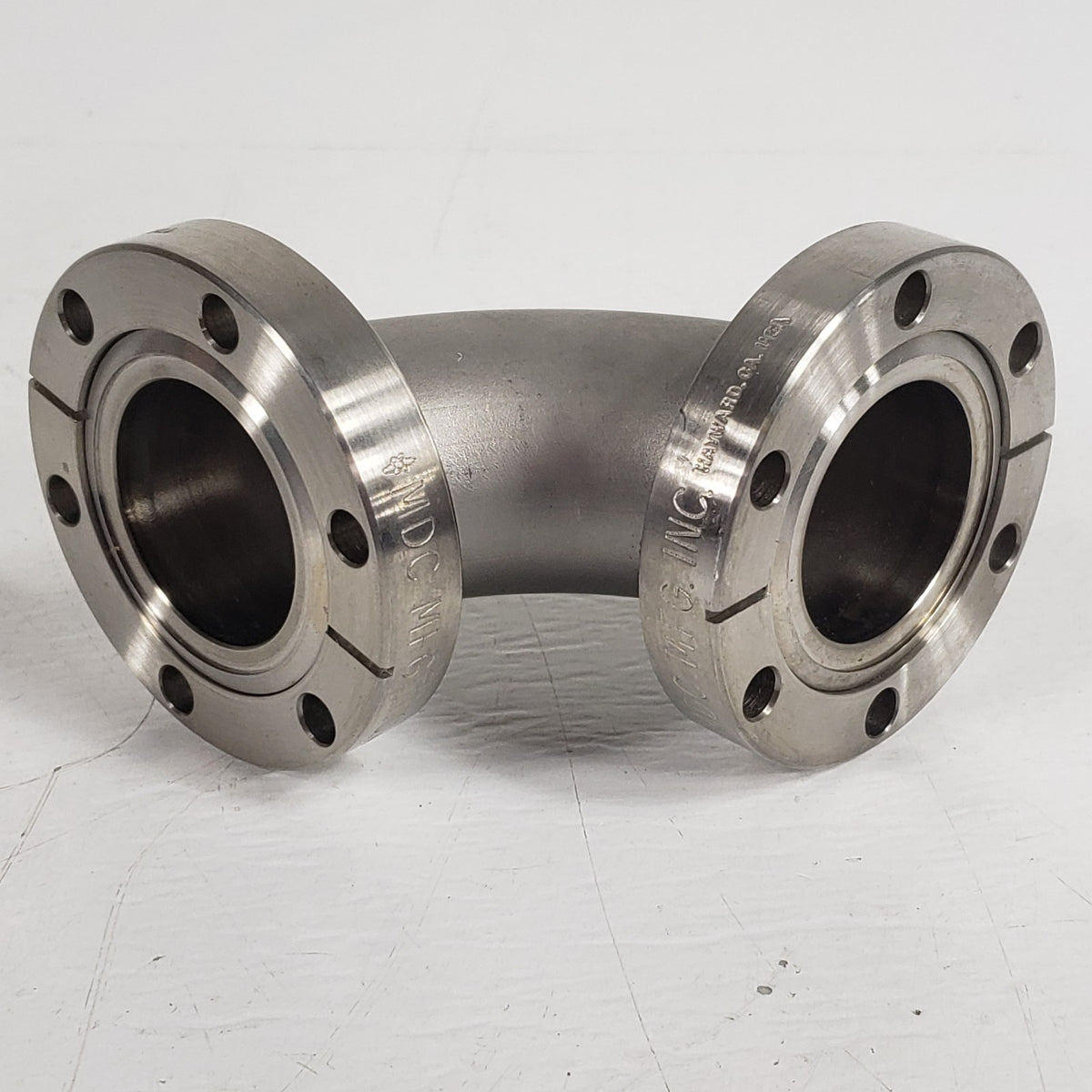 MDC CF35 2.75" 90° Vacuum Elbow Rotatable ConFlat Flanges UHV 304SS