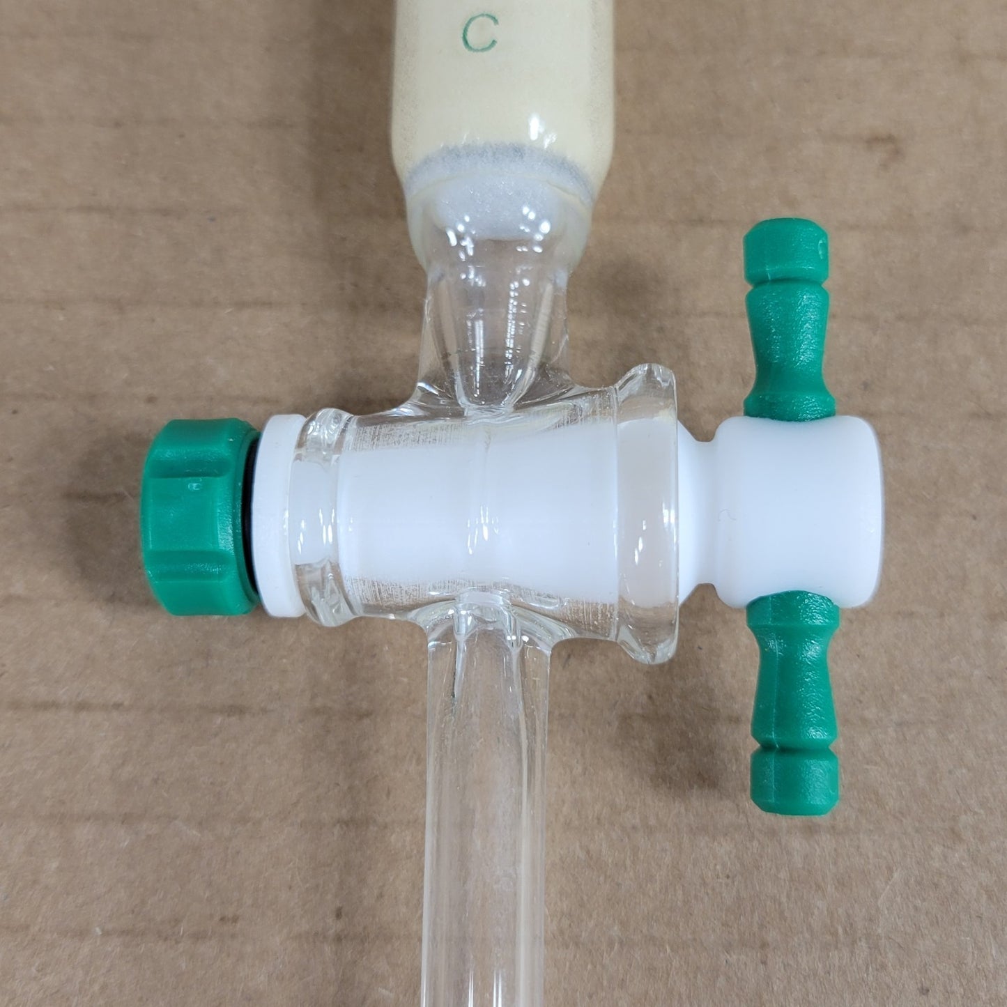 Chemglass CG-1189-01 Chromatography Column w/ Coarse Frit CN 24/40 1/2" ID