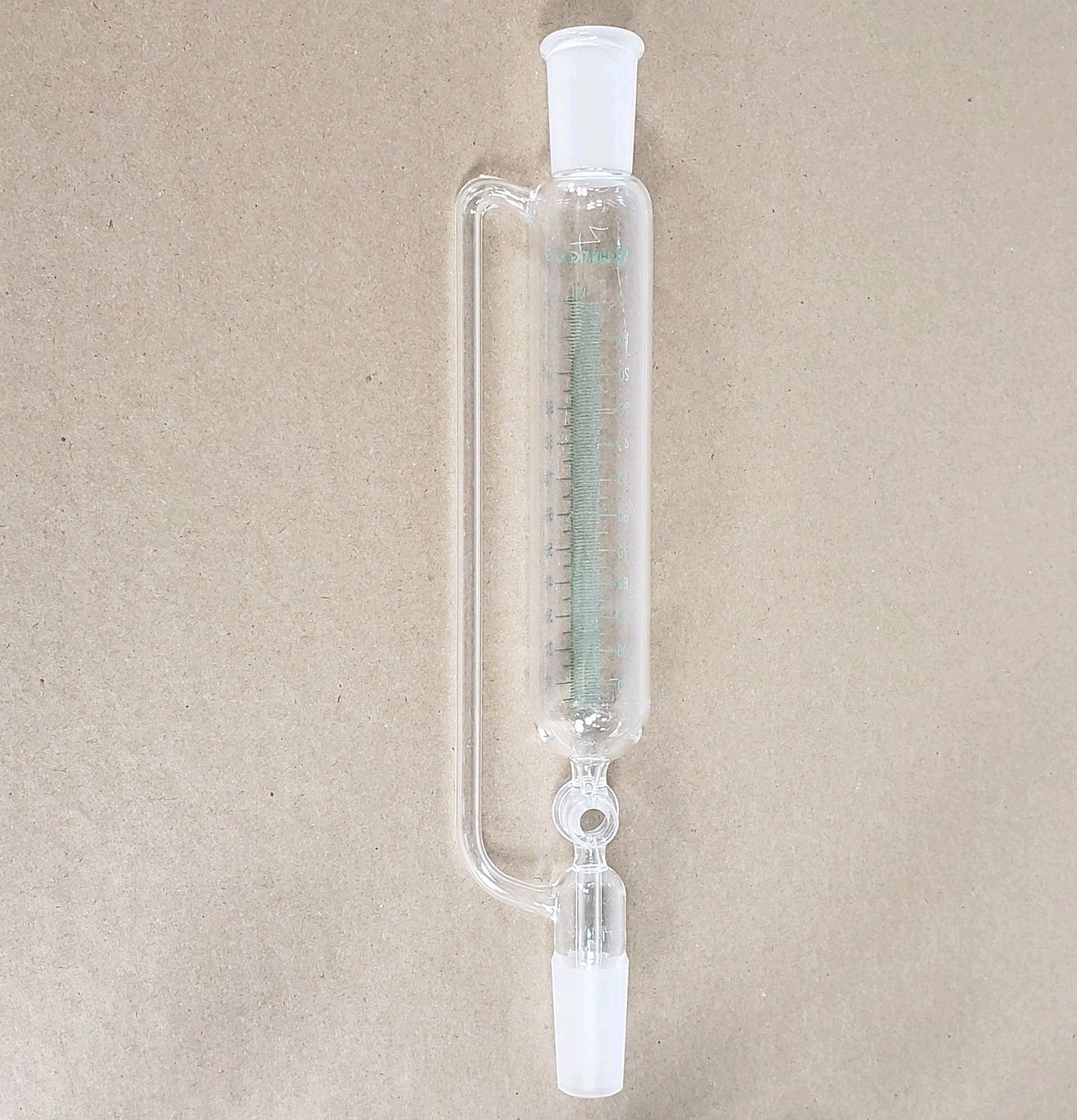 Chemglass CG-1710-02 Graduated pressure equalizing addition funnel 125mL 24/40