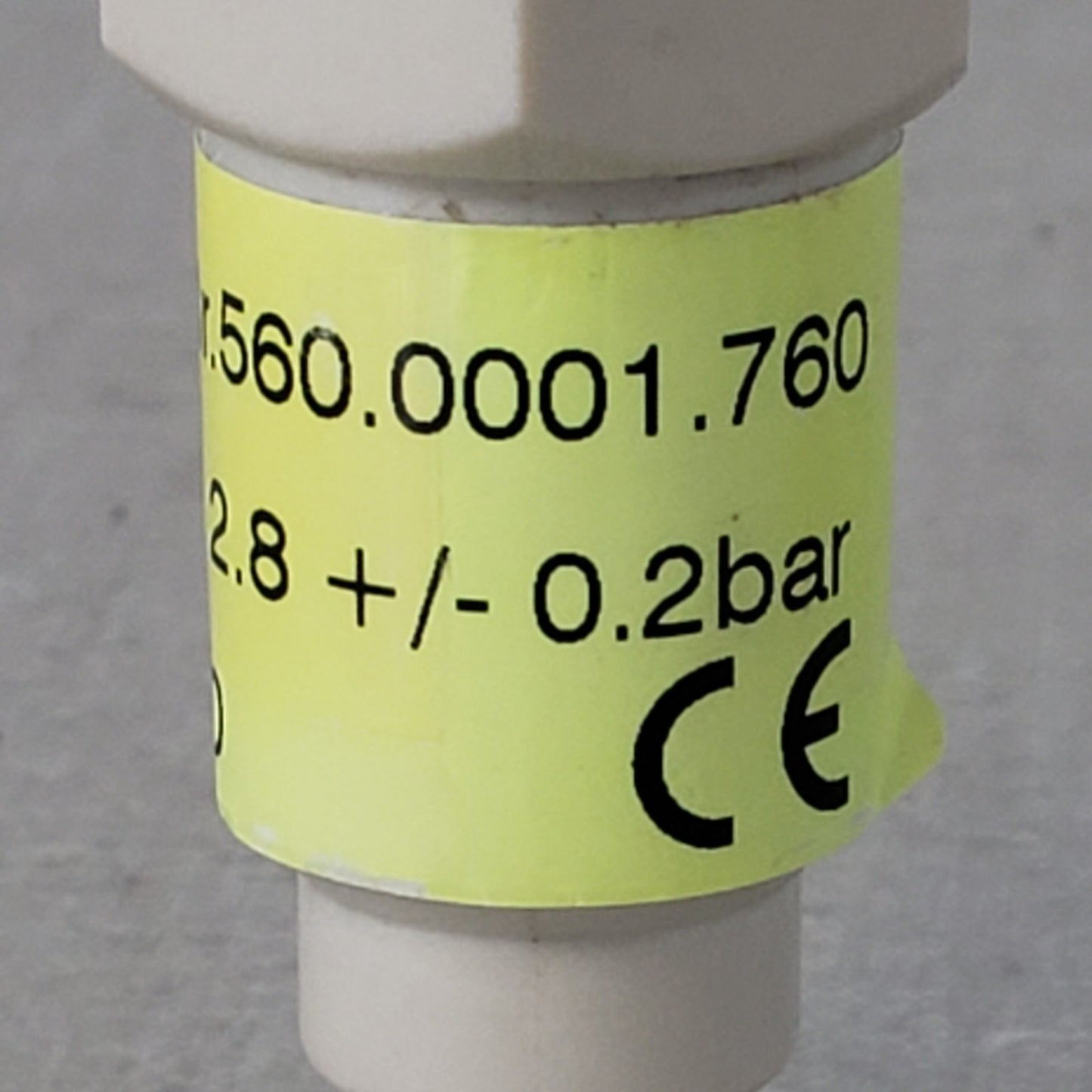 Franke 560.0001.760 Pressure Relief Valve 2.8 Bar From an A800 Esspresso Machine