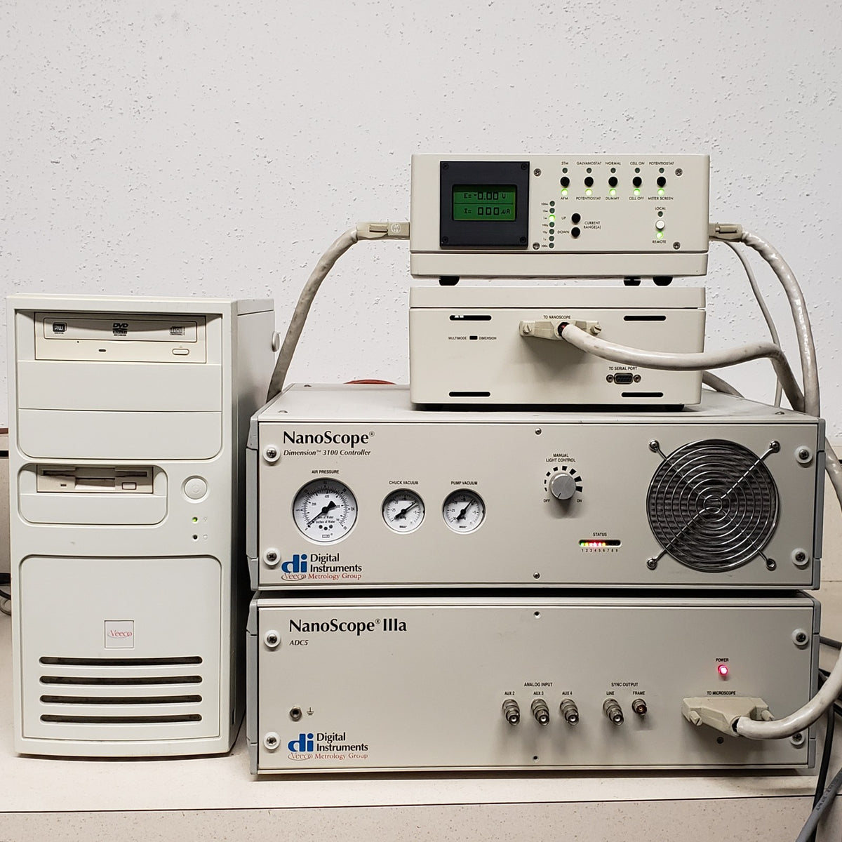 TESTED Veeco Dimension 3100 AFM Atomic Force Microscope C-AFM System w EC Option