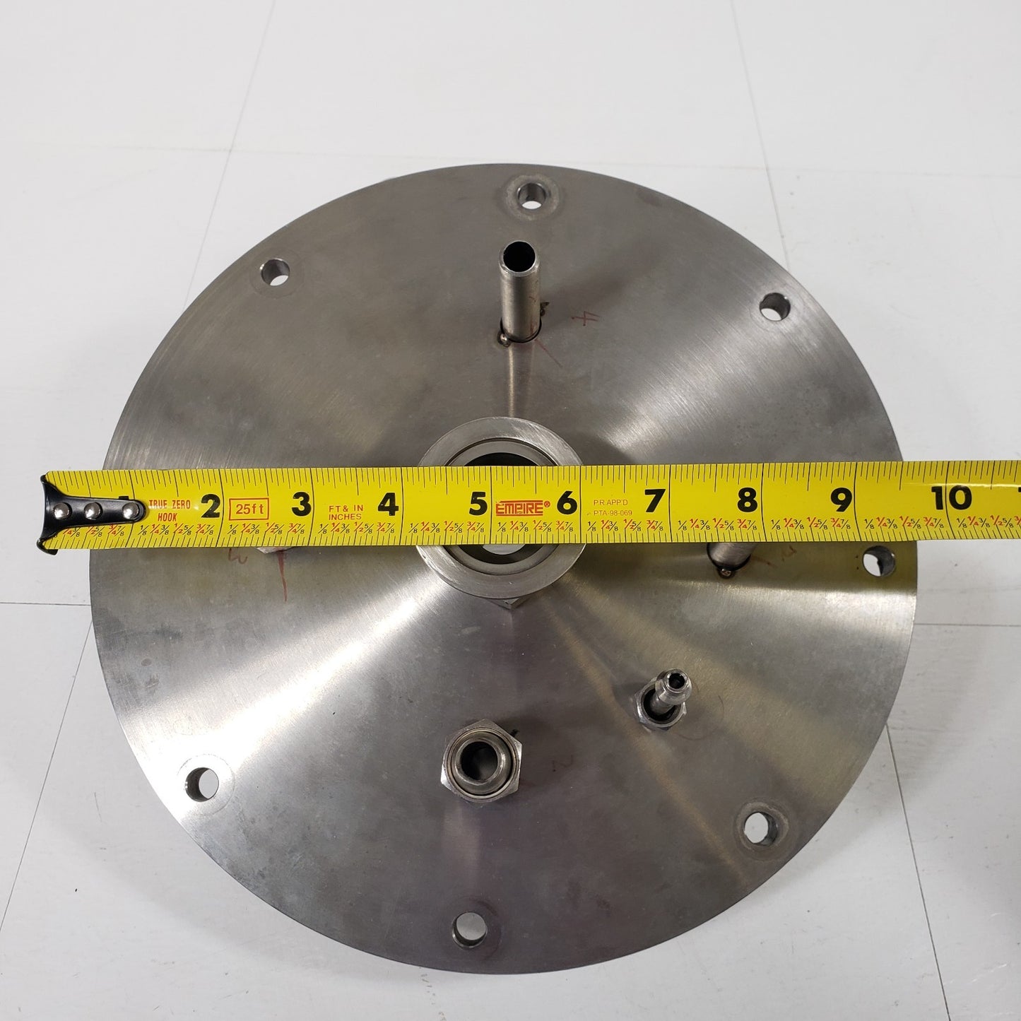 Custom KF25 NW25 Vacuum Manifold Plate w/ 1/2in Swagelok VCO Multi-Port