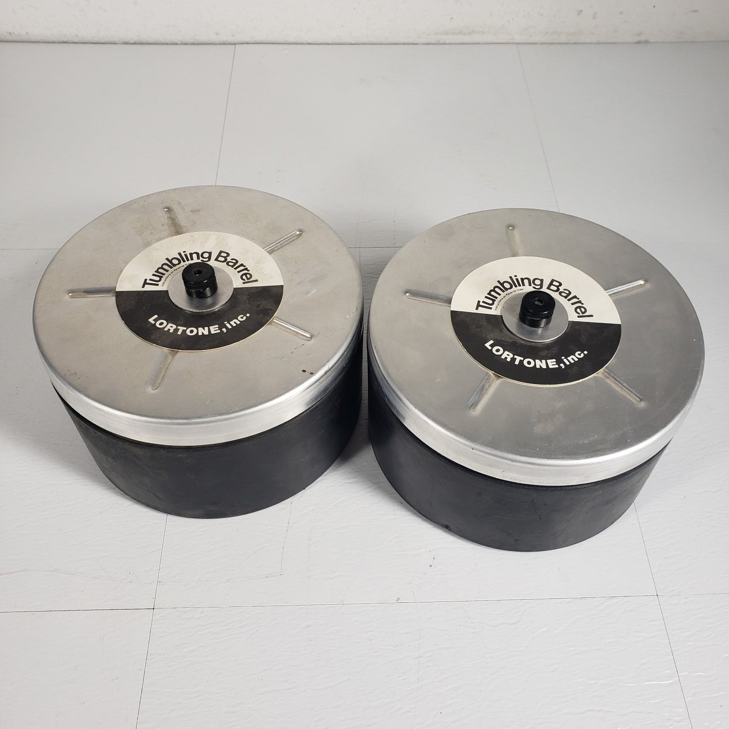 Lortone QT12 QT66 Rotary Rock Tumbler Lapidary Polisher 12lb & 2x 6lb Barrels