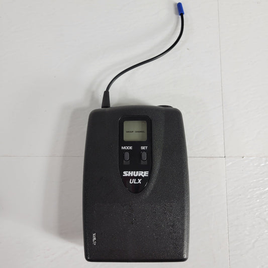 SHURE ULX1G3 470-506MHz Wireless Mic Bodypack Transmitter, 9V, TA4M, No Mic