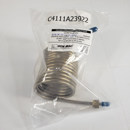 GOW-MAC C4111A23922 Stainless Steel Gas Chromatography Column for Complex Mixes