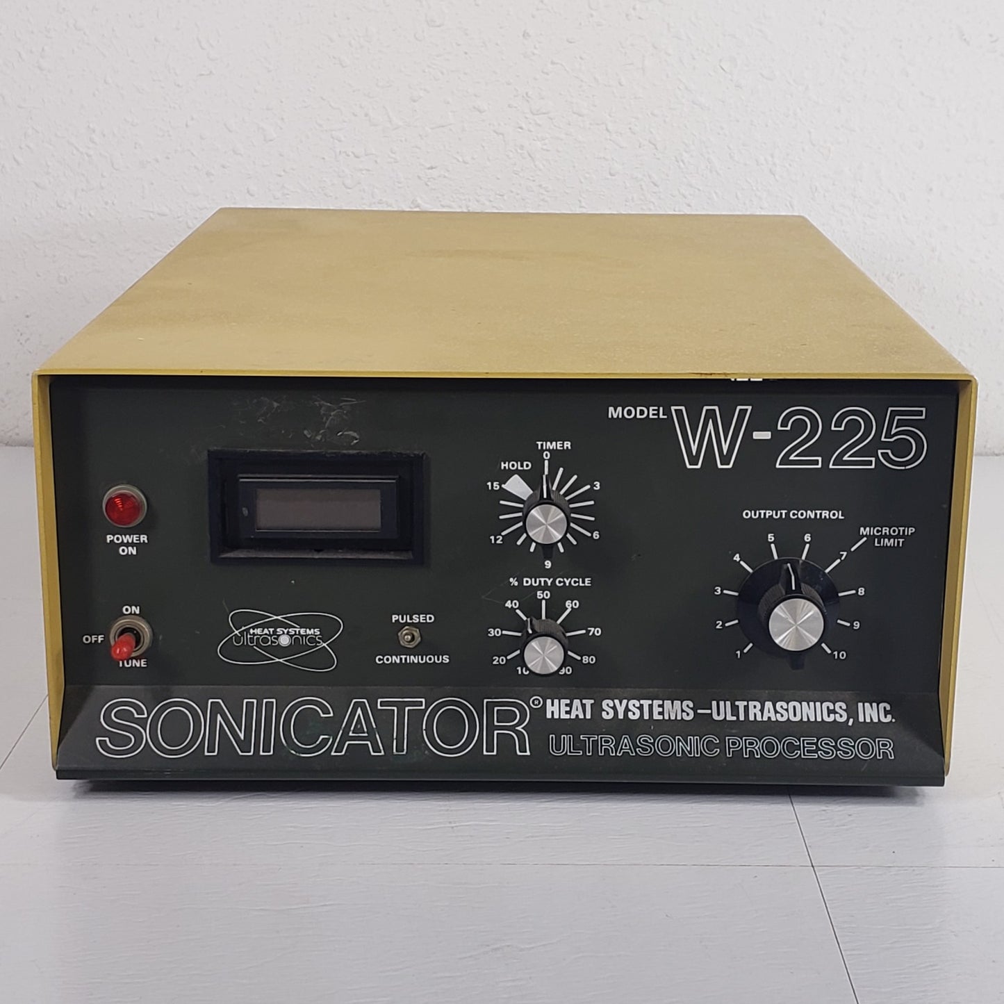 TESTED Heat Systems W-225 Sonicator Ultrasonic Processor 200W 20kHz Pulse