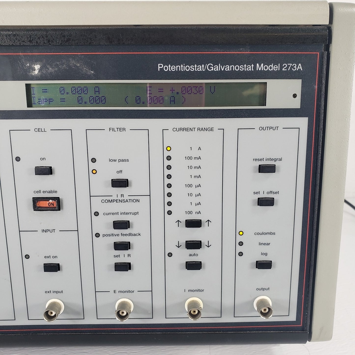 EG&G PAR Princeton Applied 273A Potentiostat Galvanostat BNC GPIB Cables