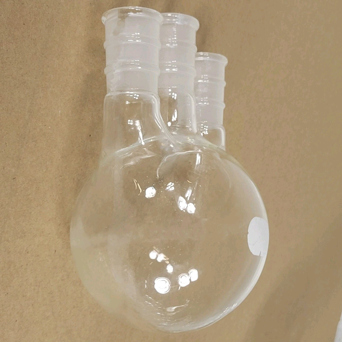 Ace Glass 6939-15 Round Bottom Flask Vertical 3-Neck 500 mL SN-24/40 CN-24/40