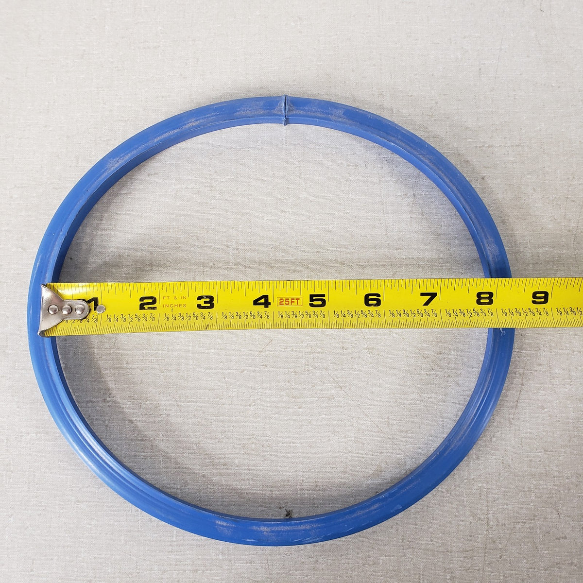 Tuttnauer EZ9 Plus Autoclave Door Gasket Blue 9" Silicone GAS080-0310