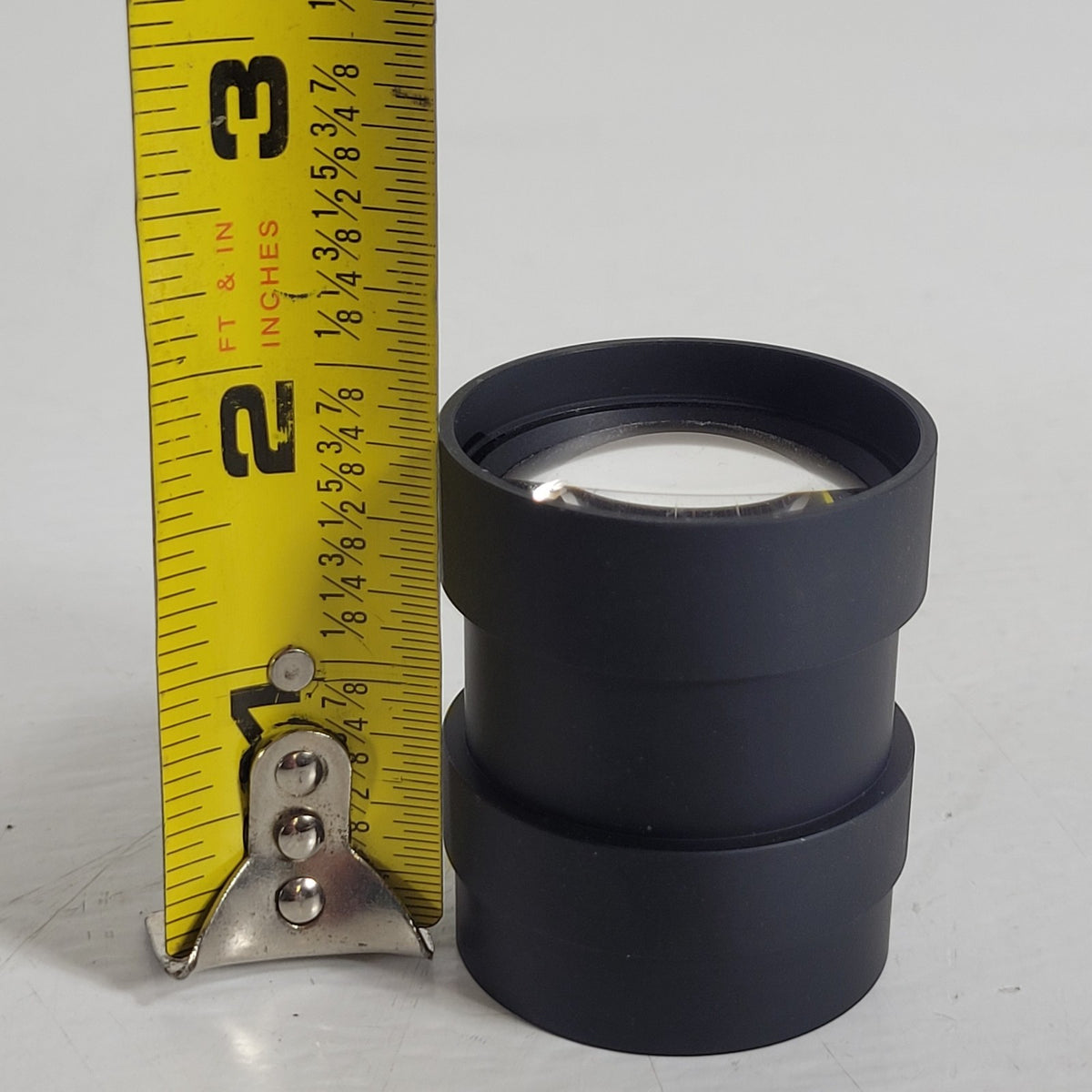 Unbranded 5209432 Optical Lens  1.5" OD 1.75" Height Large Convex Glass Lens