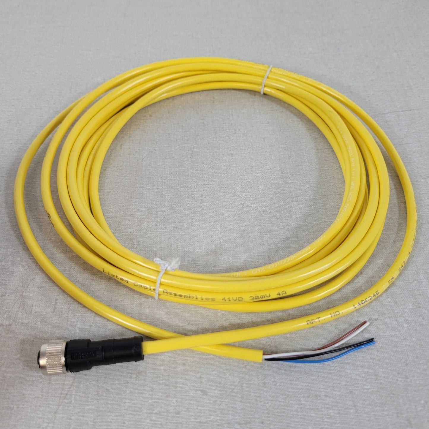 2 Units Phoenix Contact 1406245 SAC-4P M12 4 Pin Female Sensor Actuator Cable 5m
