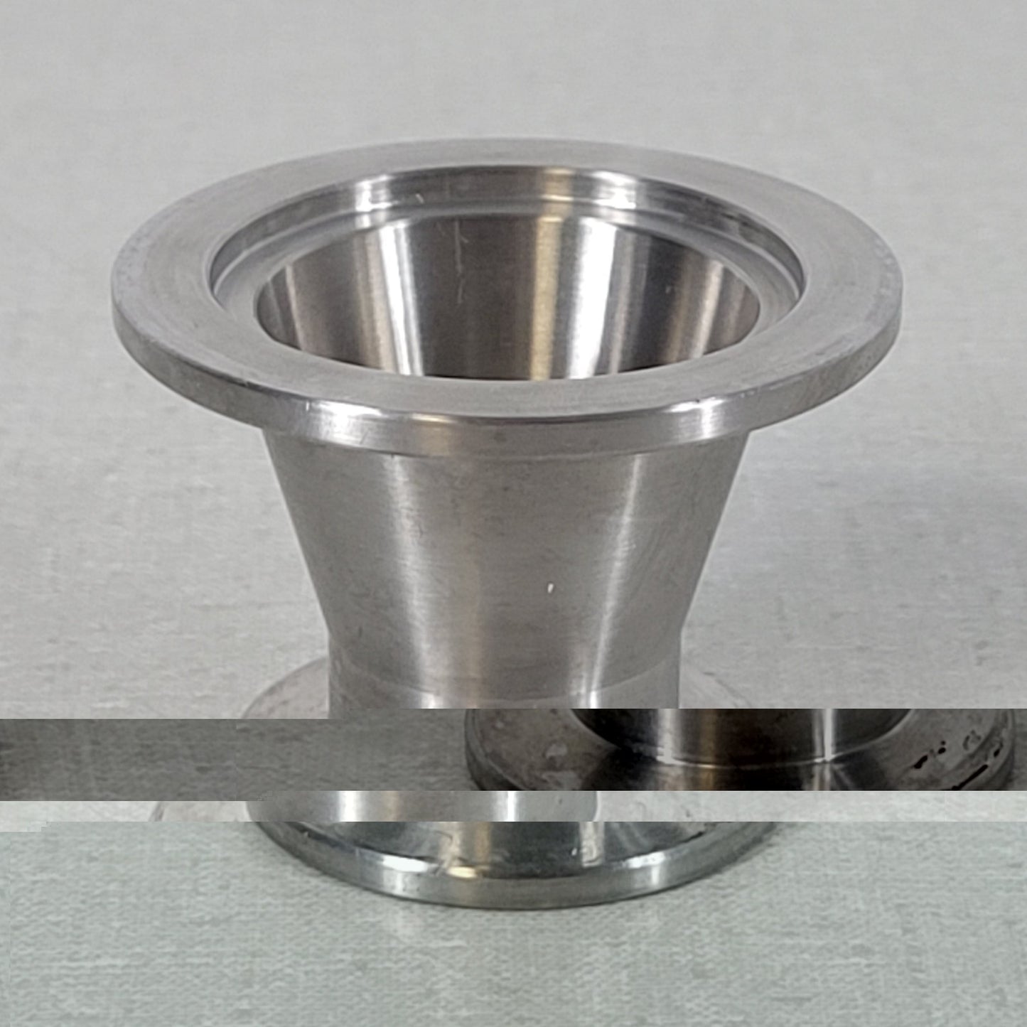 KF40 NW40 QF40 to KF25 NW25 QF25 Stainless Steel High Vacuum Full Nipple Reducer