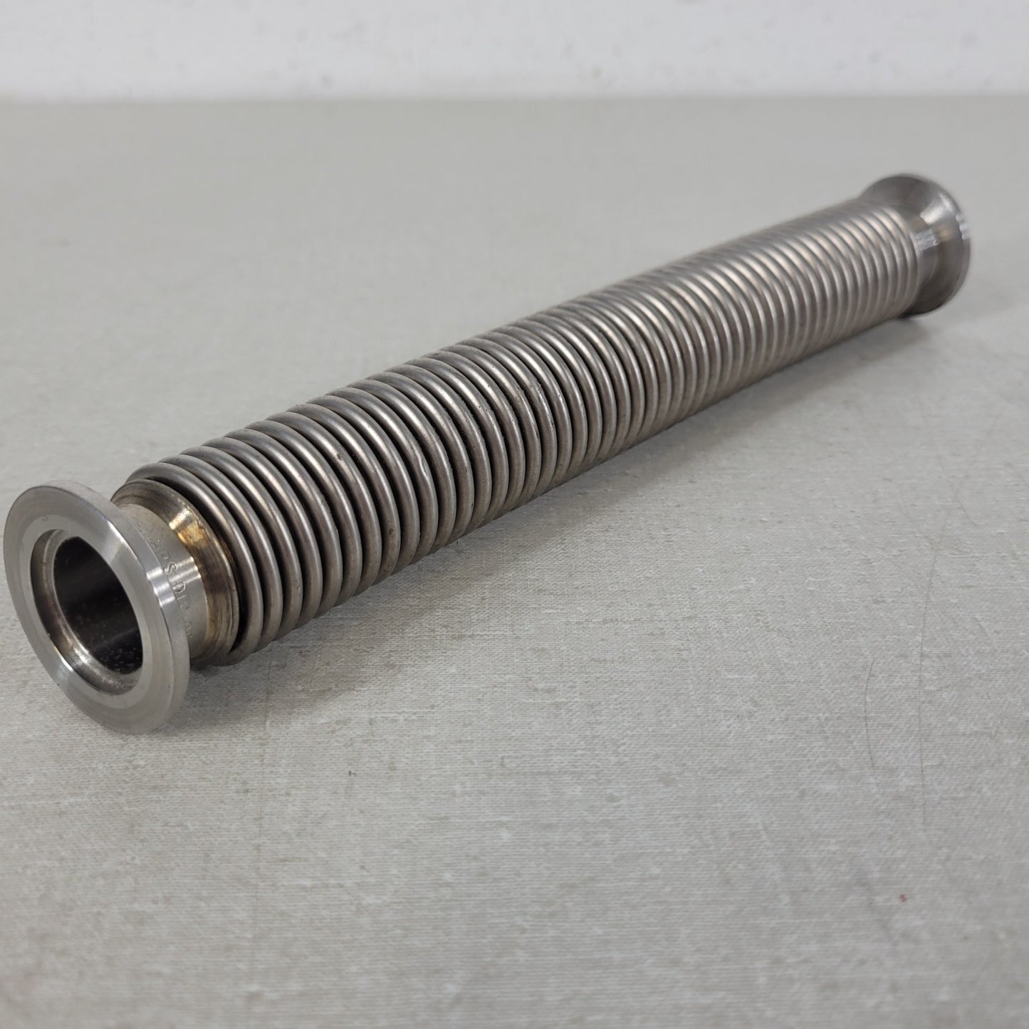 MKS HPS 9.5 Inch Flexible Stainless Steel Vacuum Bellows Hose KF25 NW25 QF25