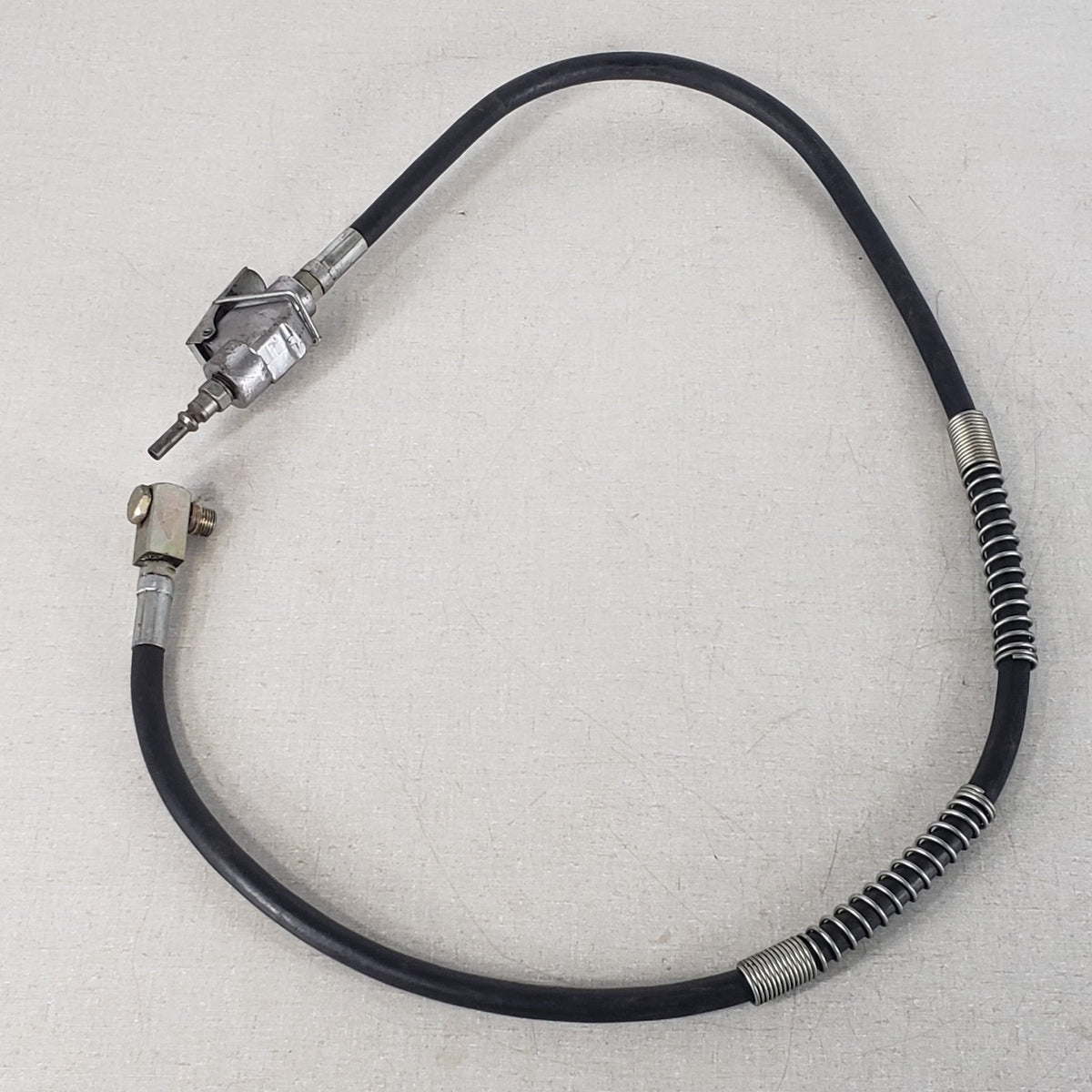 Industrial Hydraulic Fluid Dispensing Gun Trigger Nozzle w/ Hose Fittings