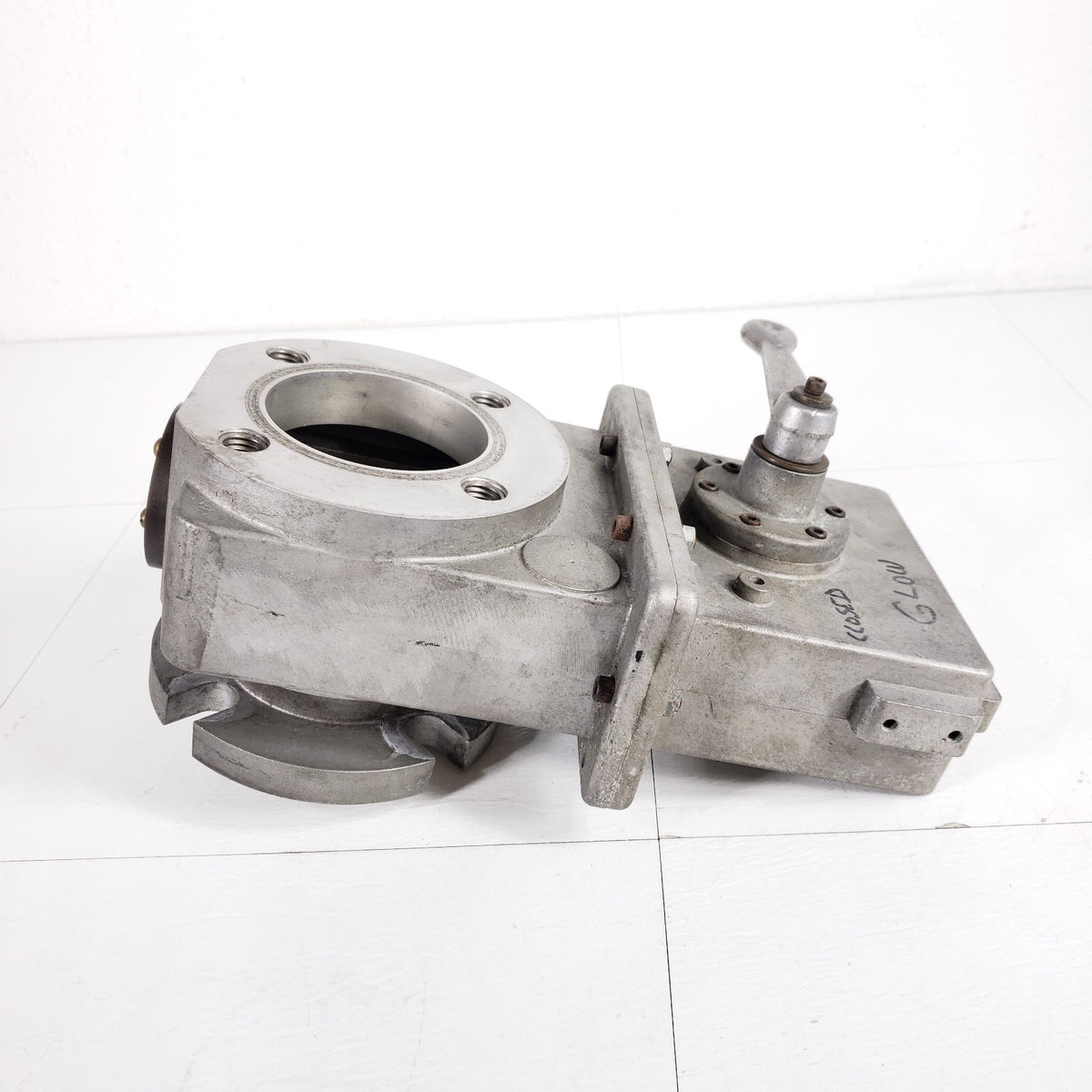 TESTED Vacuum Research Cenco 2" ASA Manual High Vacuum Gate Valve Neck Flange