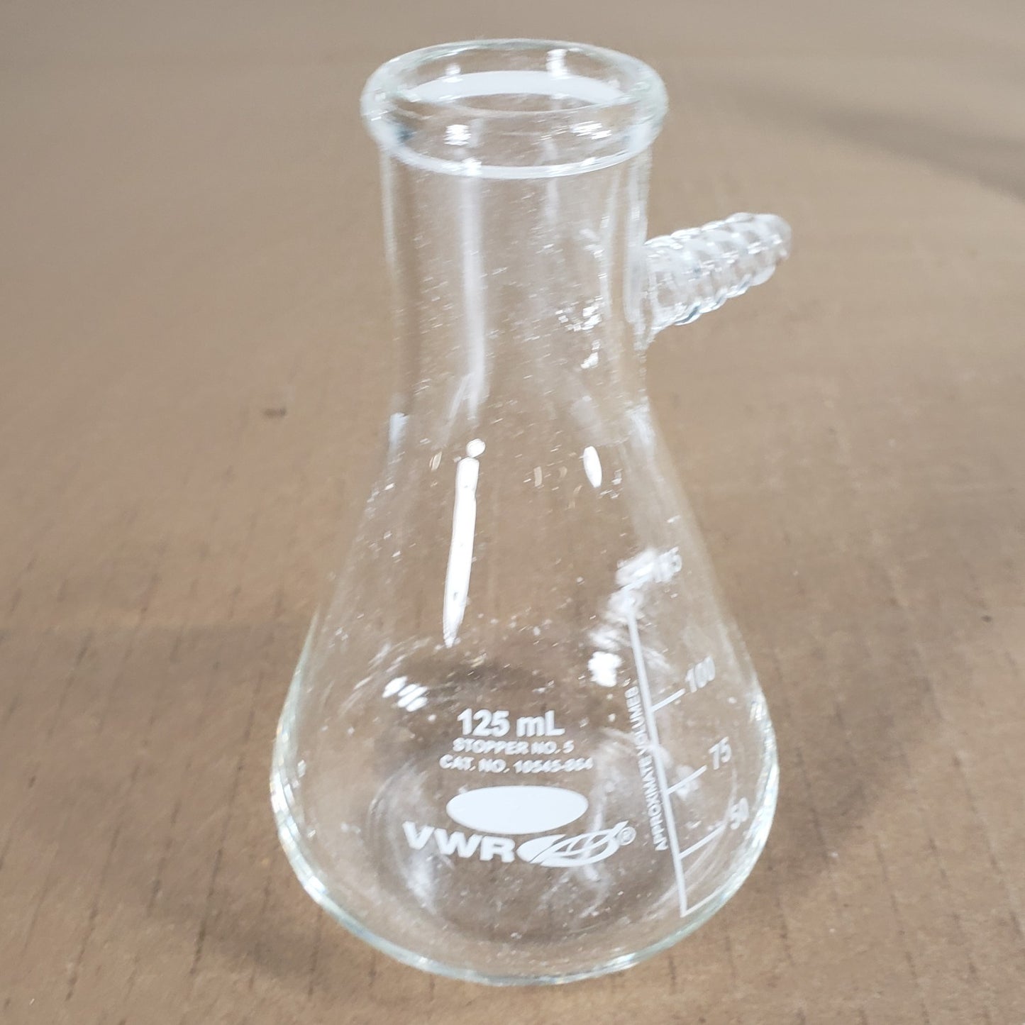 Lot Of 8 Valueware/VWR/Pyrex 57060-250/25/10545-864 250/125/25mL Filter Flasks