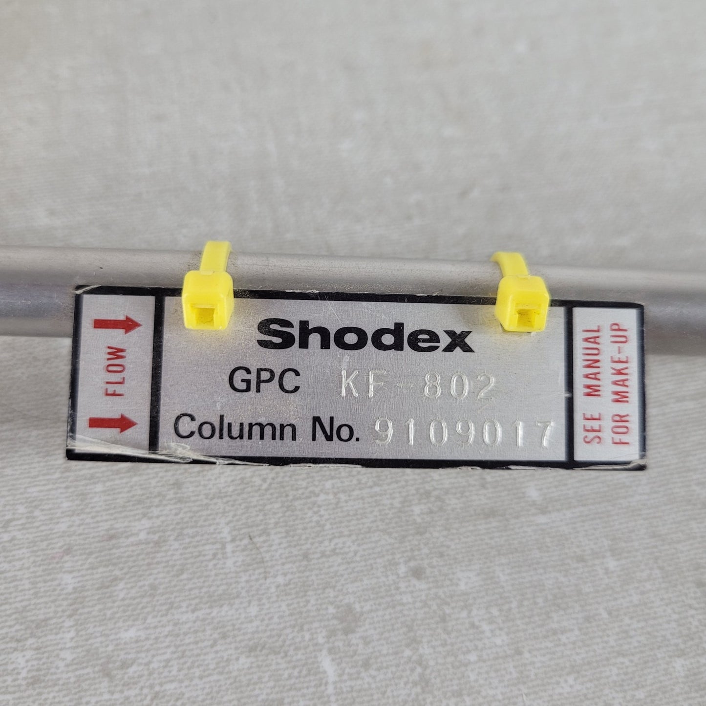 Lot of 4 Shodex Waters GPC HPLC Liquid Chromatography Columns w/ Case