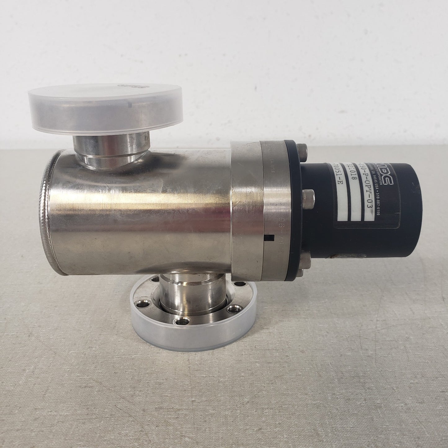 MDC IV-150-P-OPT-03 Pneumatic Inline Vacuum Valve 2.75" CF CF35 DN35CF 24VDC