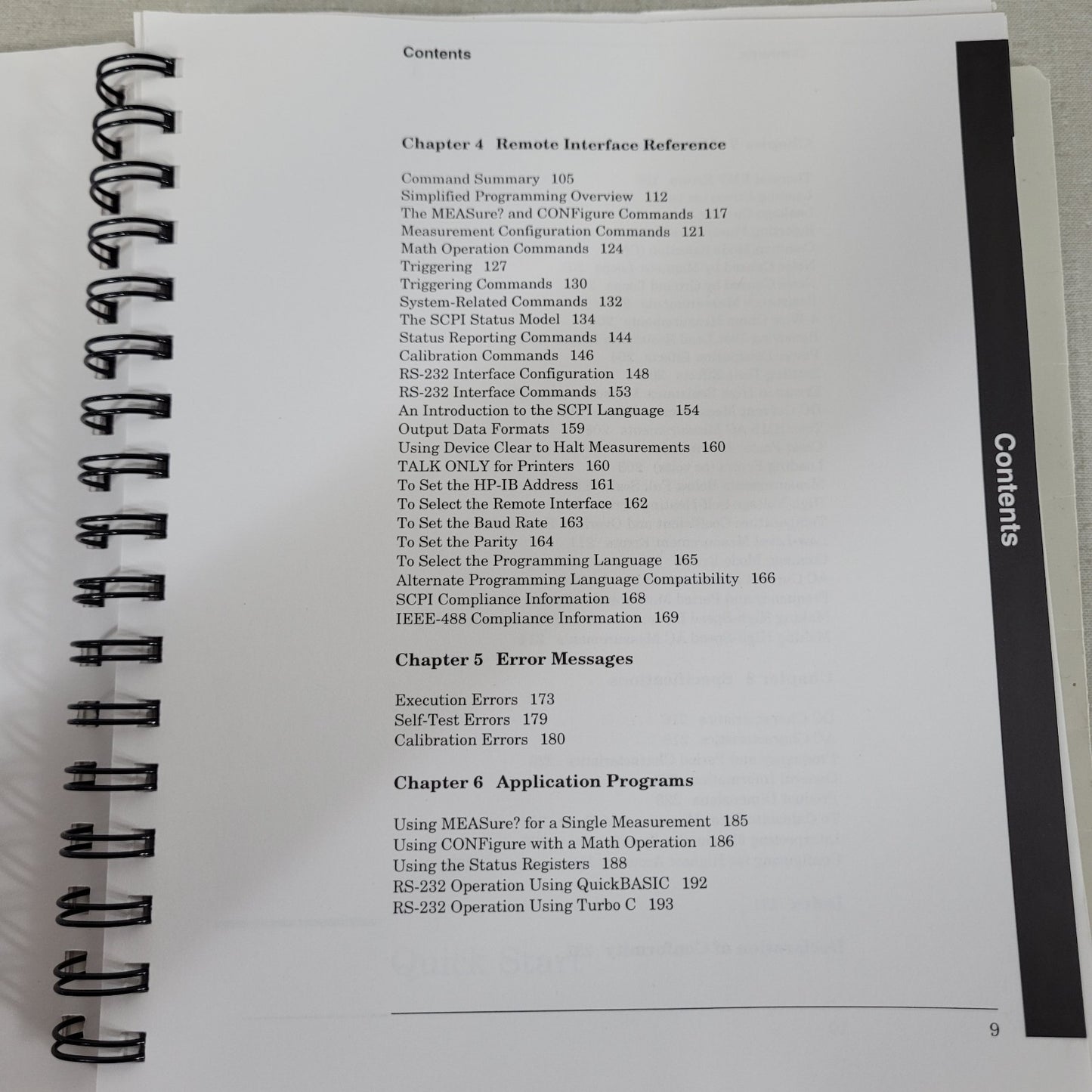 HP Agilent 34401A User Service Quick Reference Manuals 34401-90004 90008 90013