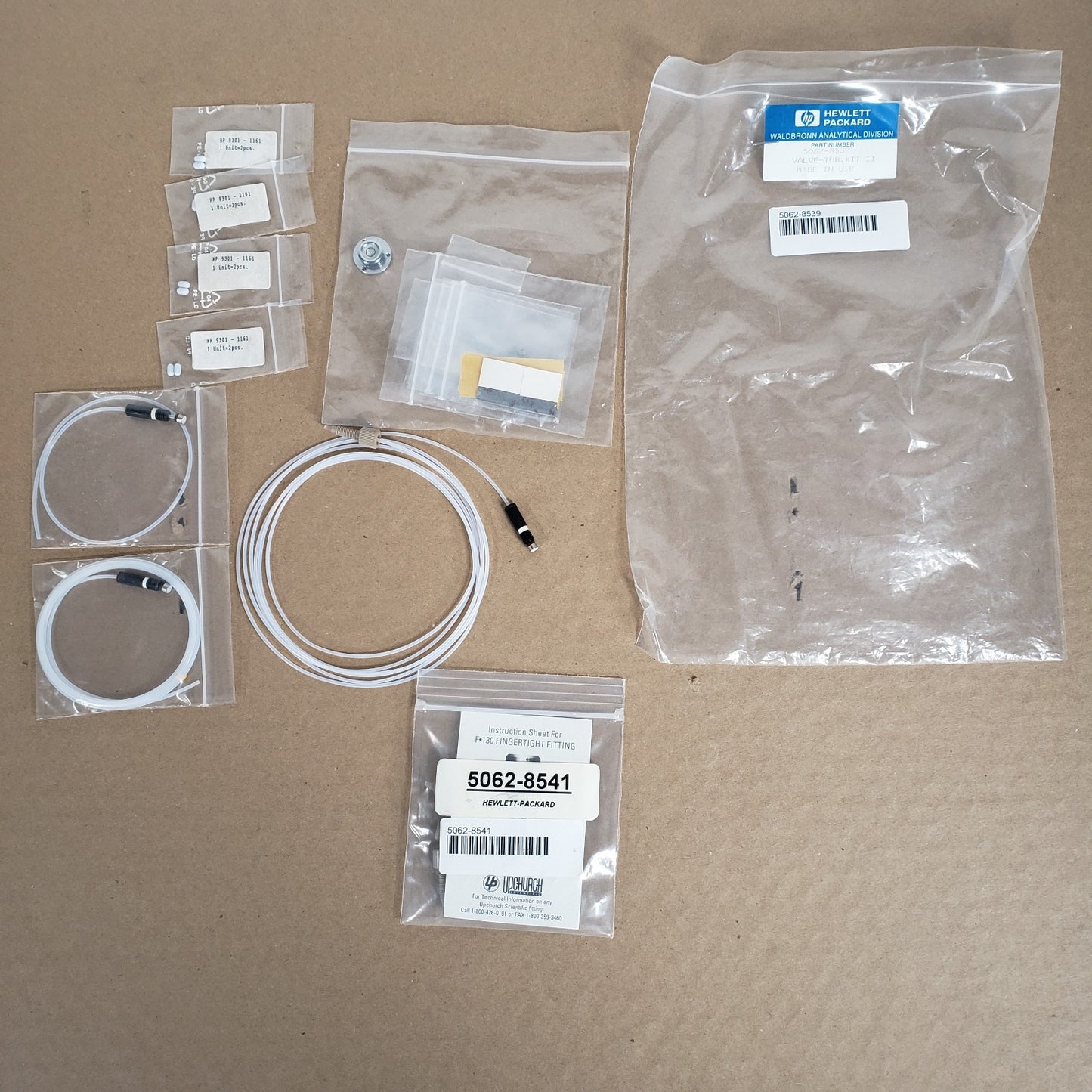 HP Agilent 5062-8539 Valve Tubing Kit II 8453 UV Dissolution HPLC with Many Part