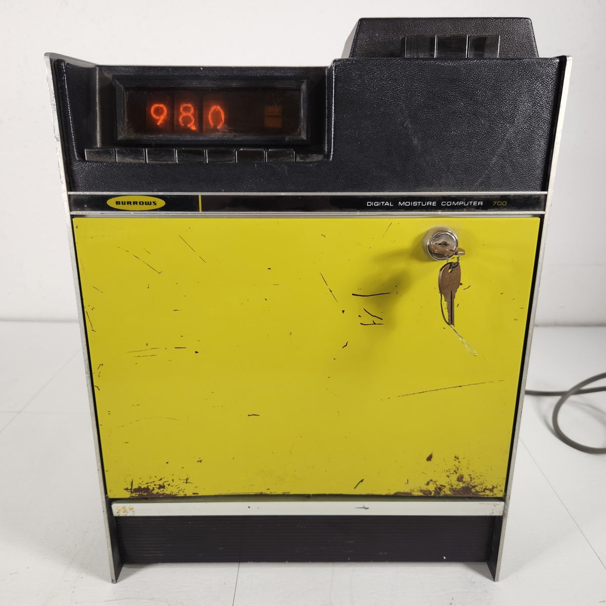 Burrows Model 700 Digital Grain Seed Moisture Tester Computer Vintage