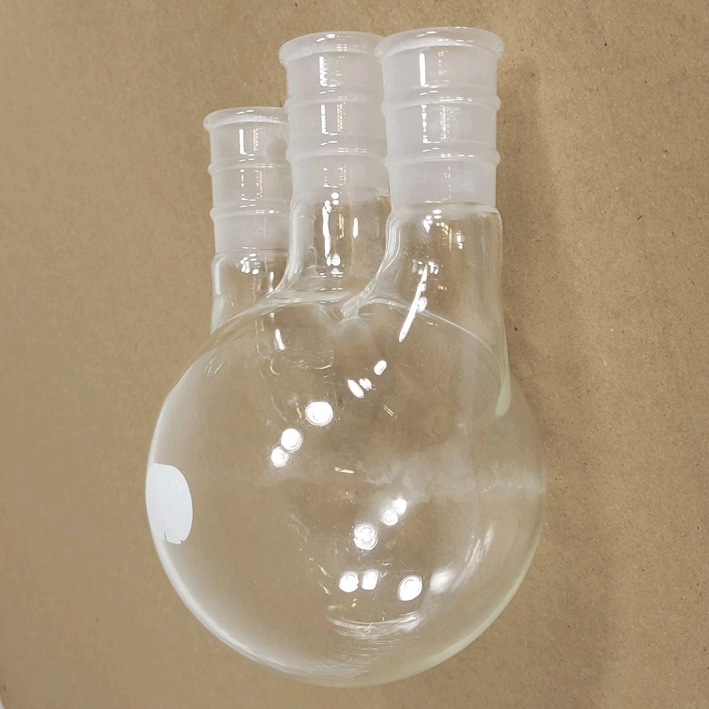 Ace Glass 6939-15 Round Bottom Flask Vertical 3-Neck 500 mL SN-24/40 CN-24/40