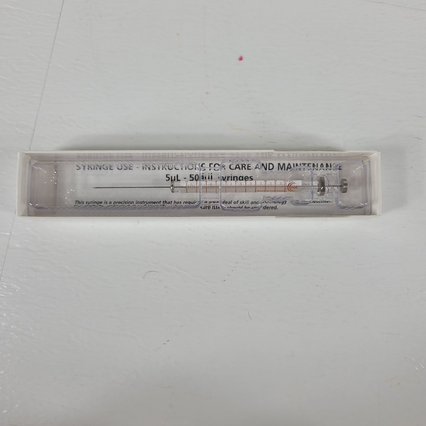 SGE Analytical Science Perfection 002888 10F-S-0.63 5µL-500µL Fluid Shimadzu AOC