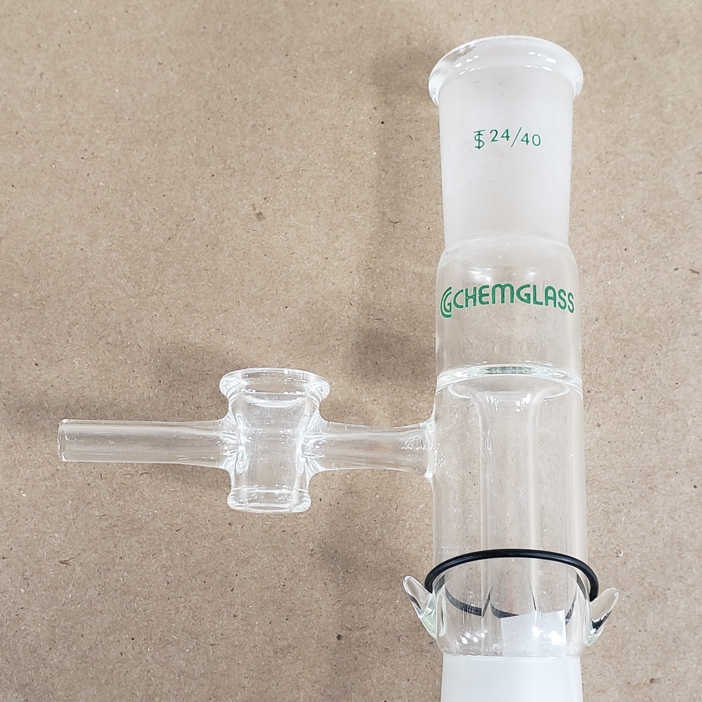 Chemglass CG-1282 4-Way Distillation Receiver Cow & Takeoff Head 24/40