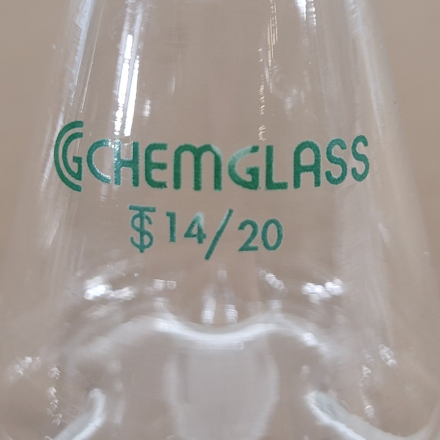 Chemglass CG-1279-11 4-Way Distillation Adapter 14/20 w/ Hooks Cow