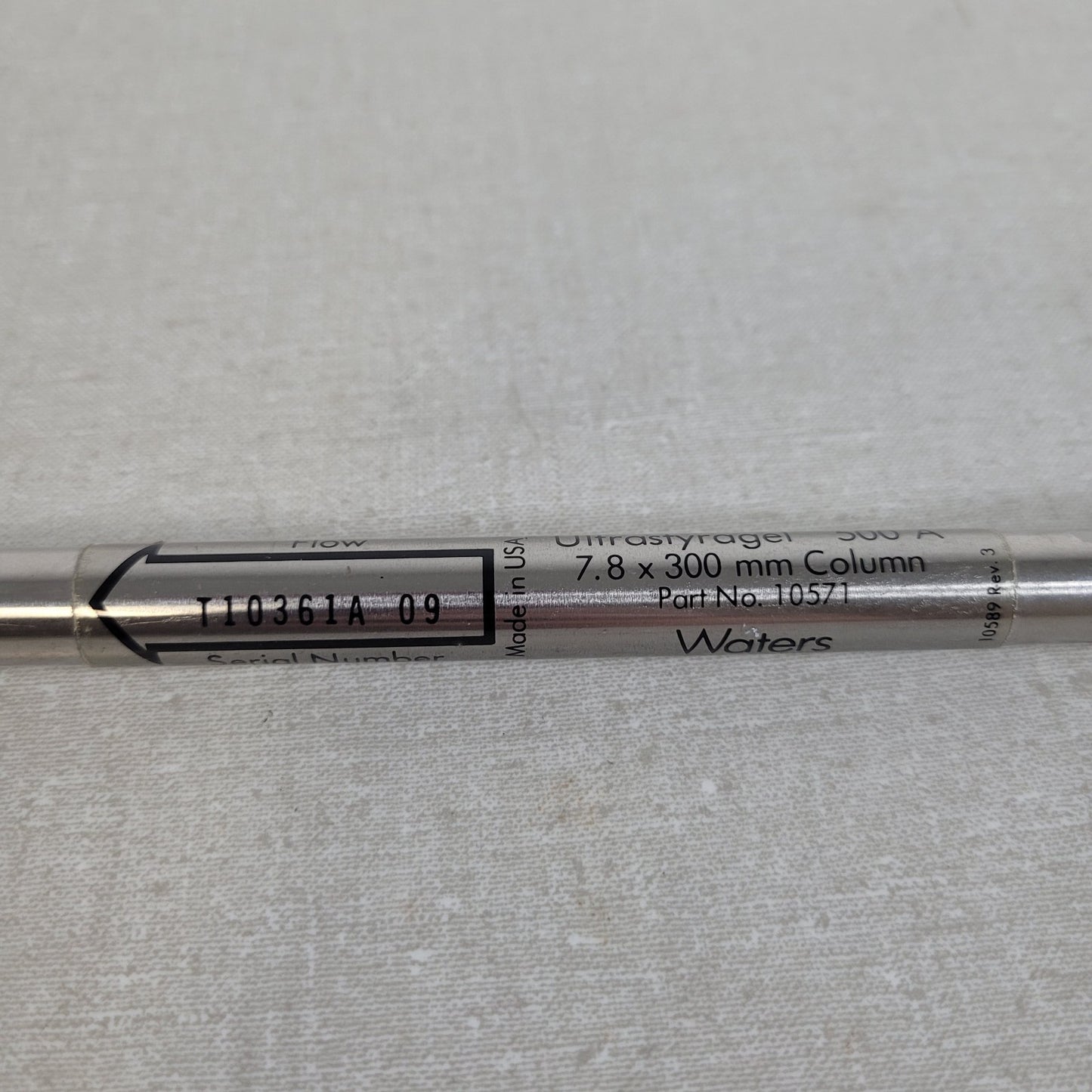 Lot of 4 Waters Ultrastyragel GPC HPLC Chromatography Columns with Case
