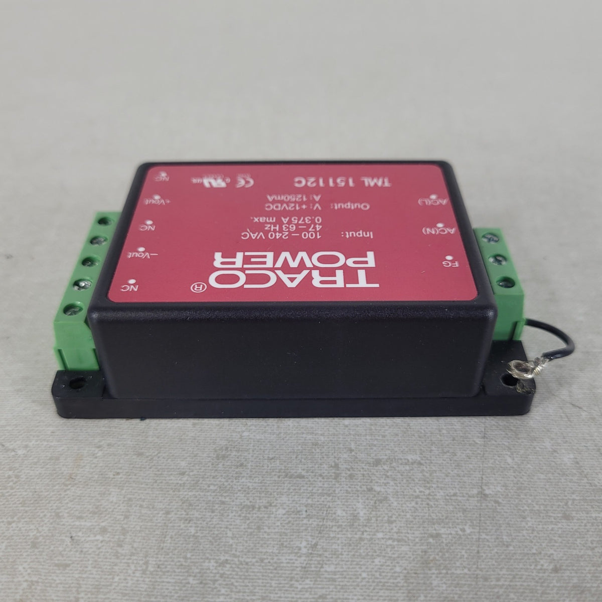 TRACO Power TML15112C 15W 12V 1.25A AC/DC Encapsulated Power Supply