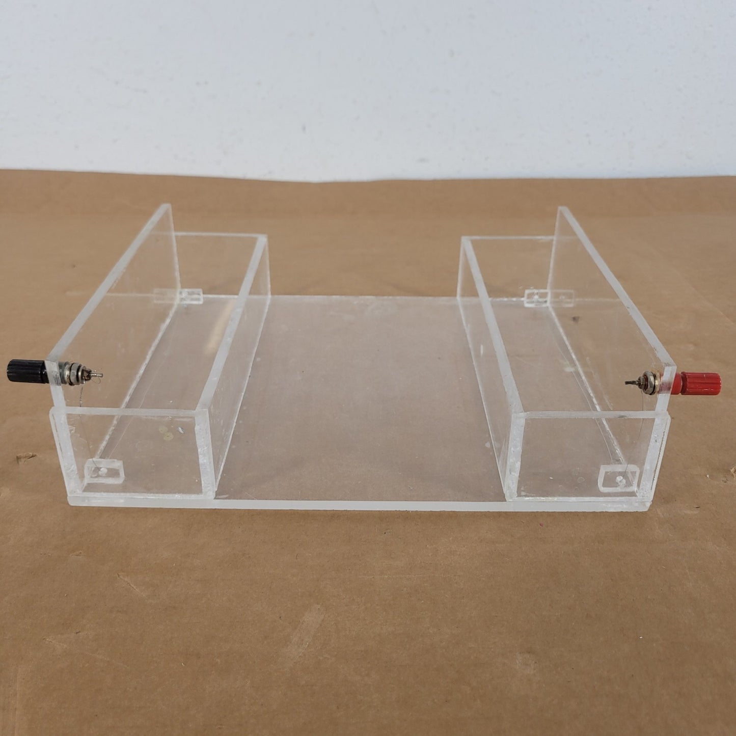 Custom Acrylic Horizontal Agarose Gel Electrophoresis Tank Banana Terminals
