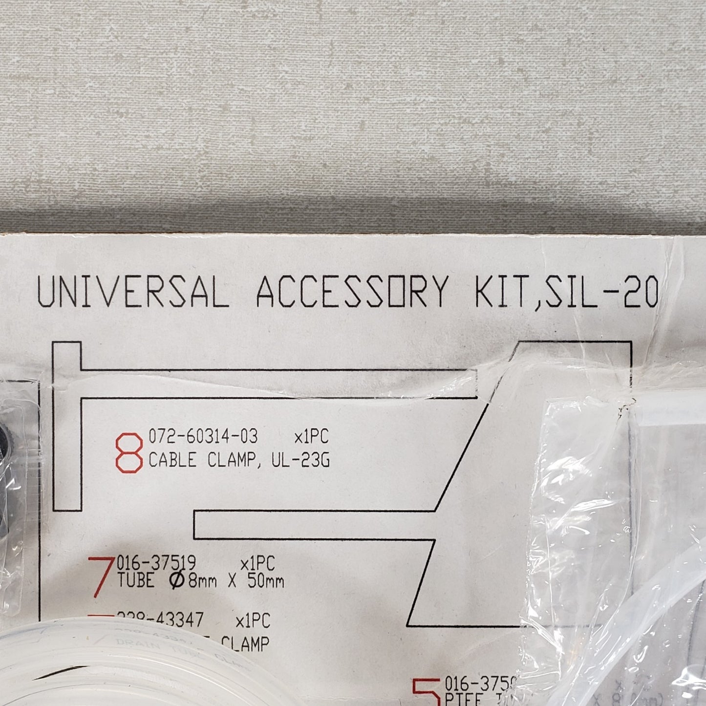 Incomplete Shimadzu 460-18205 Rev A Universal Accessory Kit SIL-20 Missing Parts