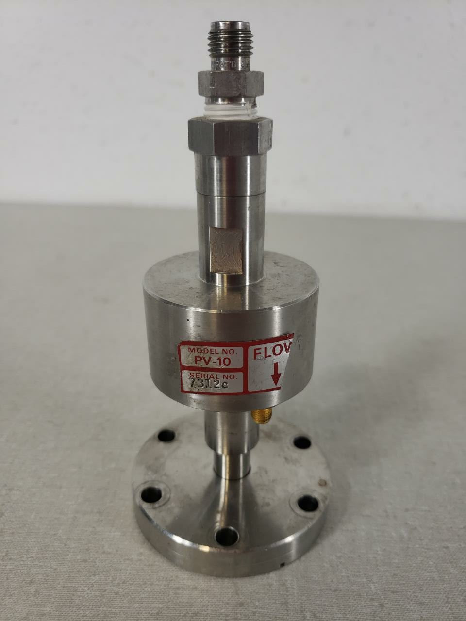Perkin-Elmer PV10 Piezoelectric Gas Leak Valve DN35CF to 1/4" VCR High Vacuum