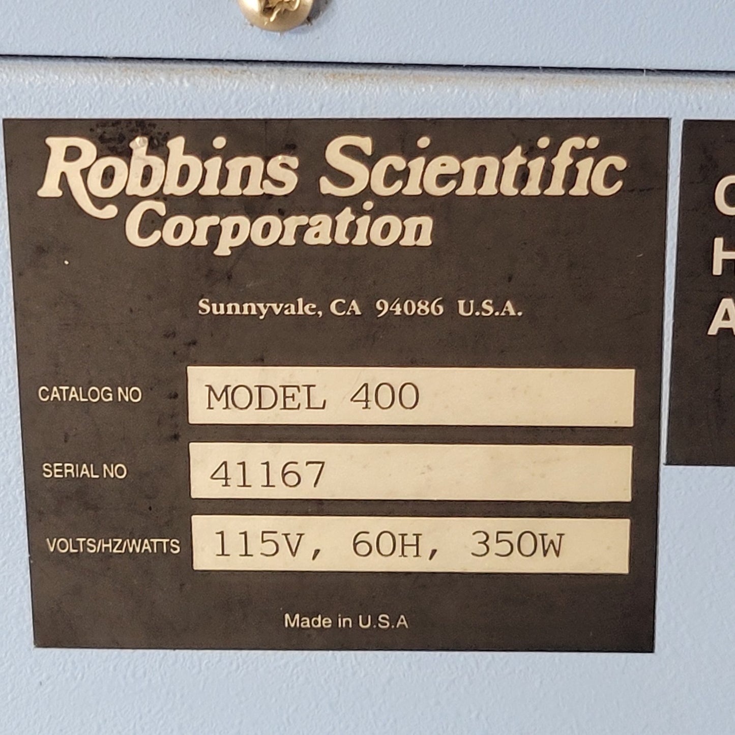TESTED Robbins Scientific Model 400 Hybridization Oven Incubator w/ Rotator