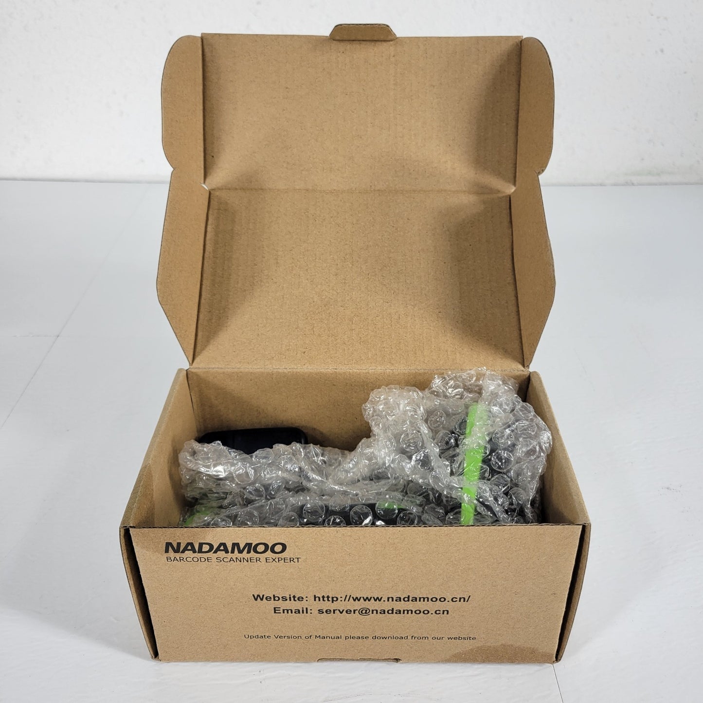 NADAMOO BUR3071 2D Wireless Wired Barcode Scanner QR Code Reader Tested
